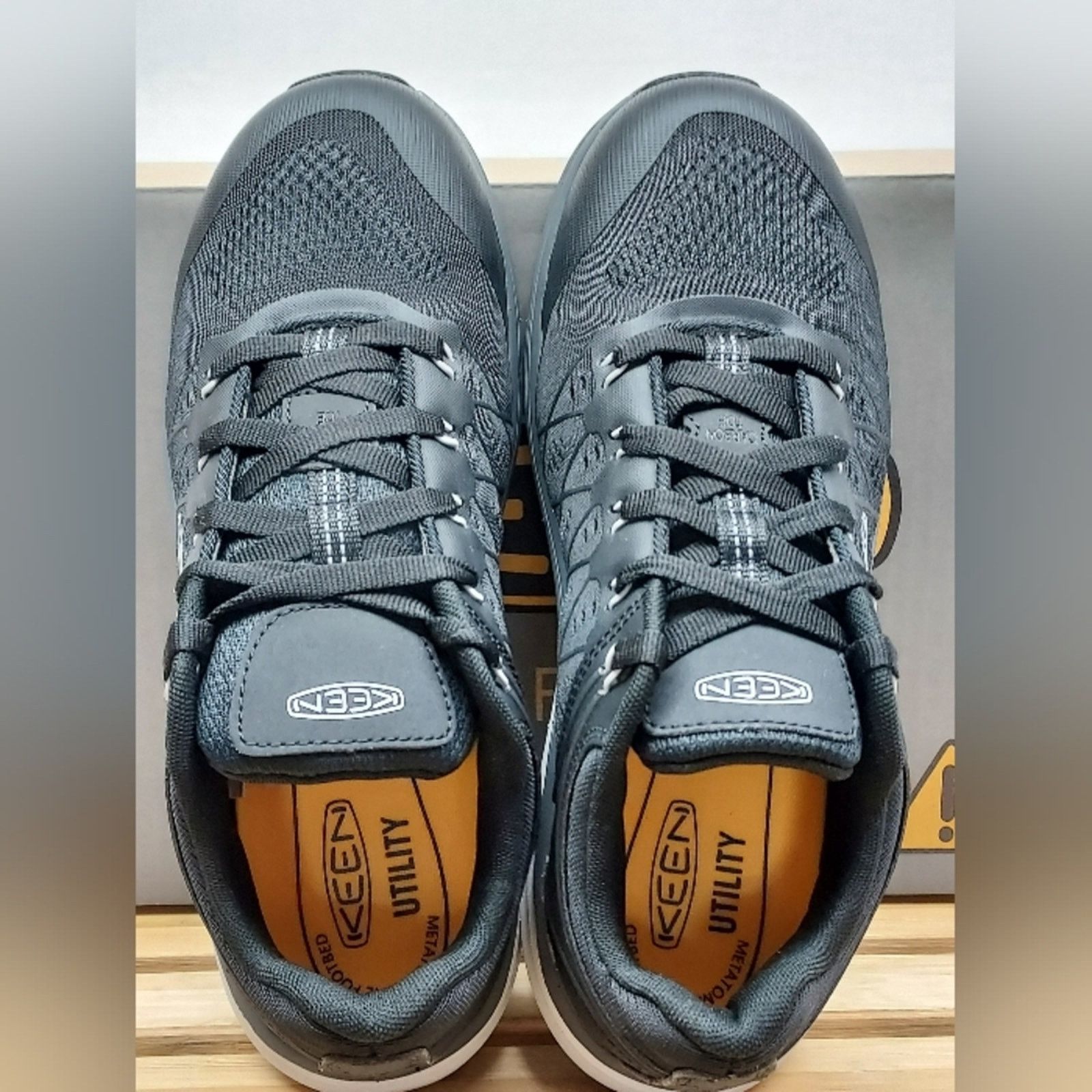 KEEN KEEN Mens Vapor/Black Vista Energy Work Shoes SZ 8.5EE Wide Size US 8.5 / EU 41-42 - 8 Thumbnail