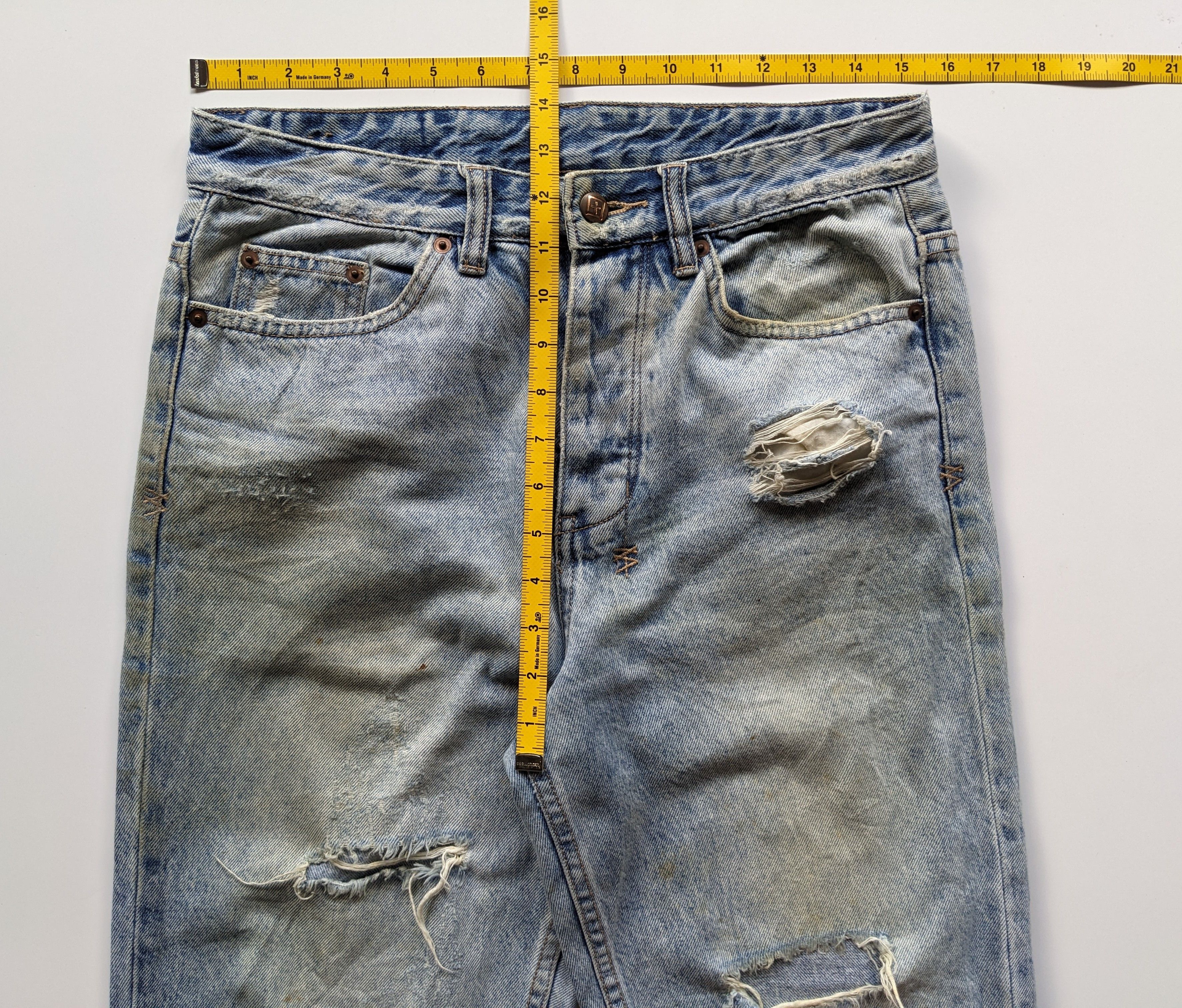 Ksubi Ksubi Bullet Tru Blue ripped jeans Size US 31 - 11 Thumbnail