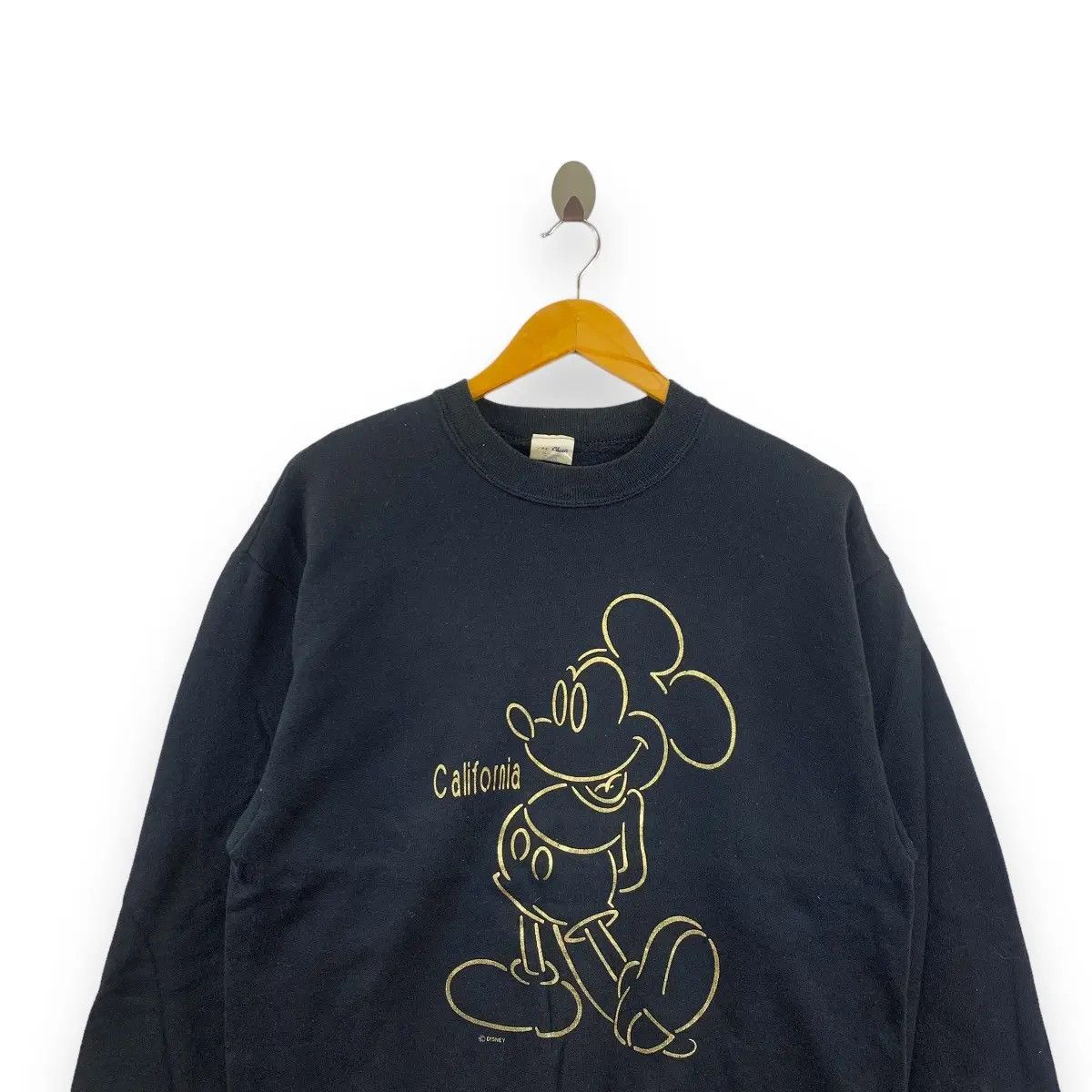 Disney Vintage 80’ Velva Sheen MICKEY MOUSE CALIFORNIA Sweatshirt Size M / US 6-8 / IT 42-44 - 2 Thumbnail