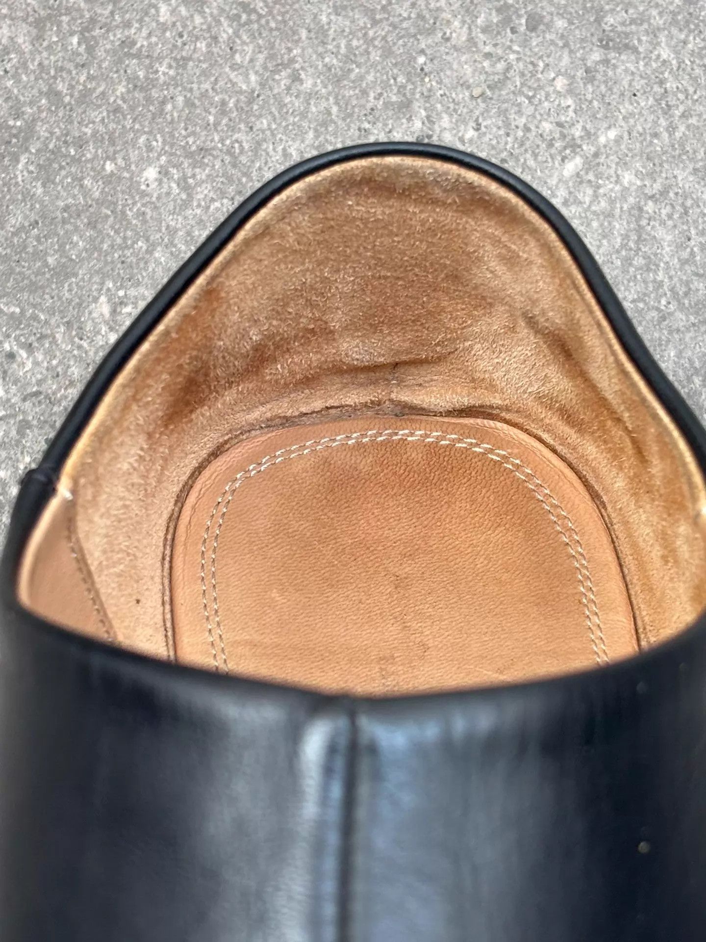 Maison Margiela Maison Margiela Men's Monk Tabi Shoes 40 Leather V-Sole Size US 7 / EU 40 - 4 Thumbnail