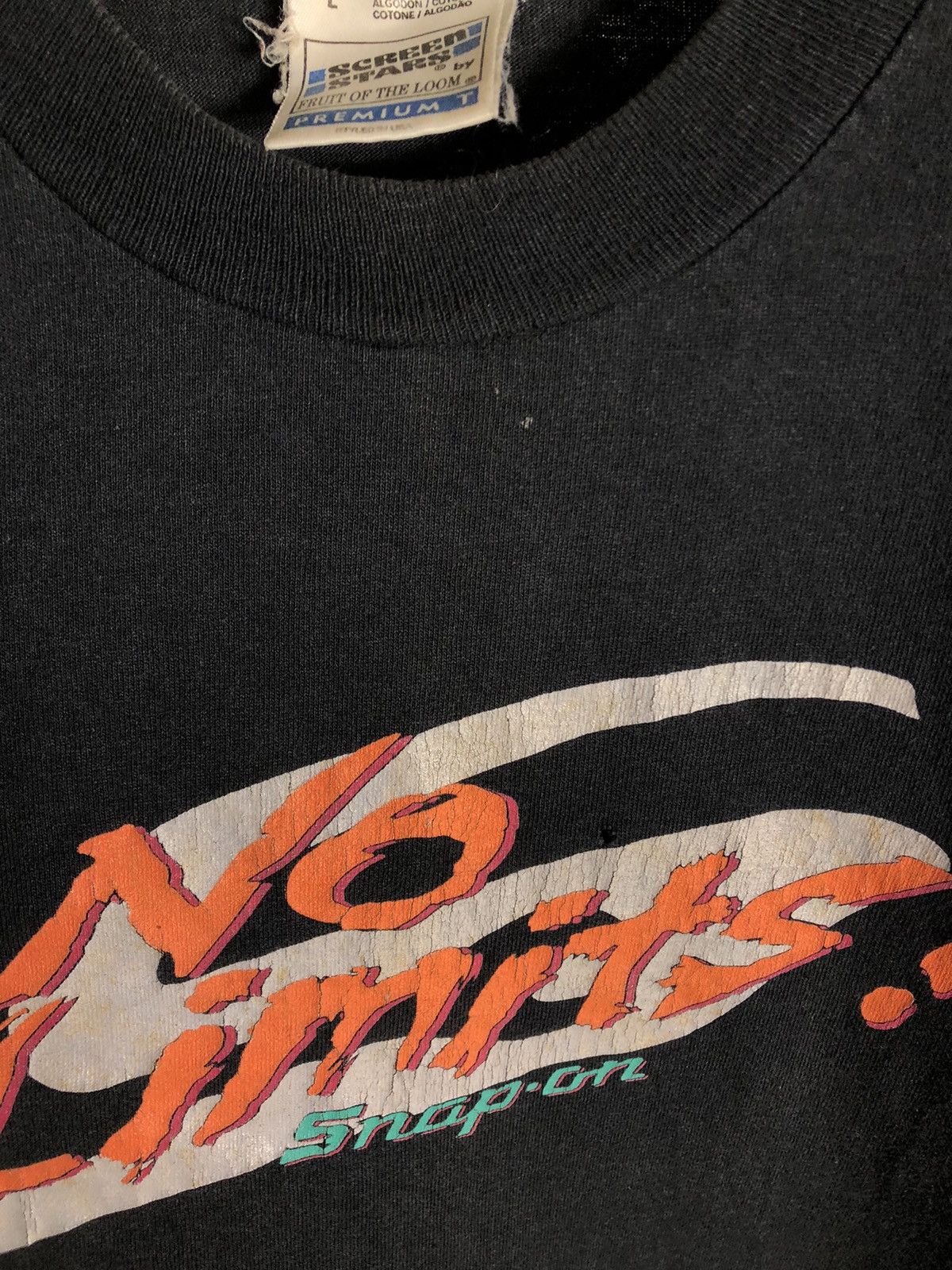 Band Tees VINTAGE NO LIMITS SNAP-ON RETRO ROCK T-SHIRT RETRO Y2K 90s Size US L / EU 52-54 / 3 - 3 Thumbnail