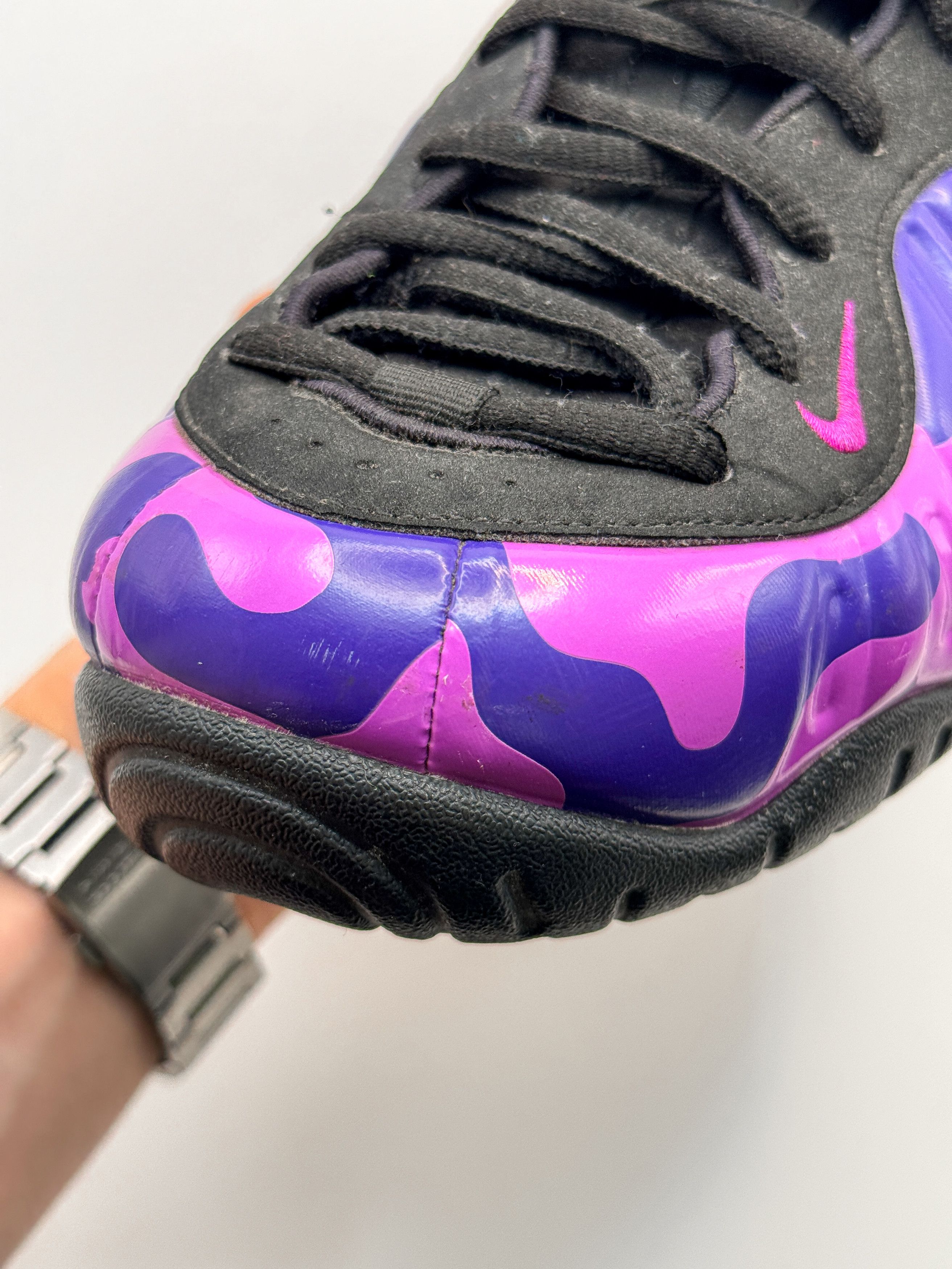 Nike Nike Air Foamposite Pro "Purple Camo" Hyper Violet 2019 Size US 10.5 / EU 43-44 - 16 Thumbnail