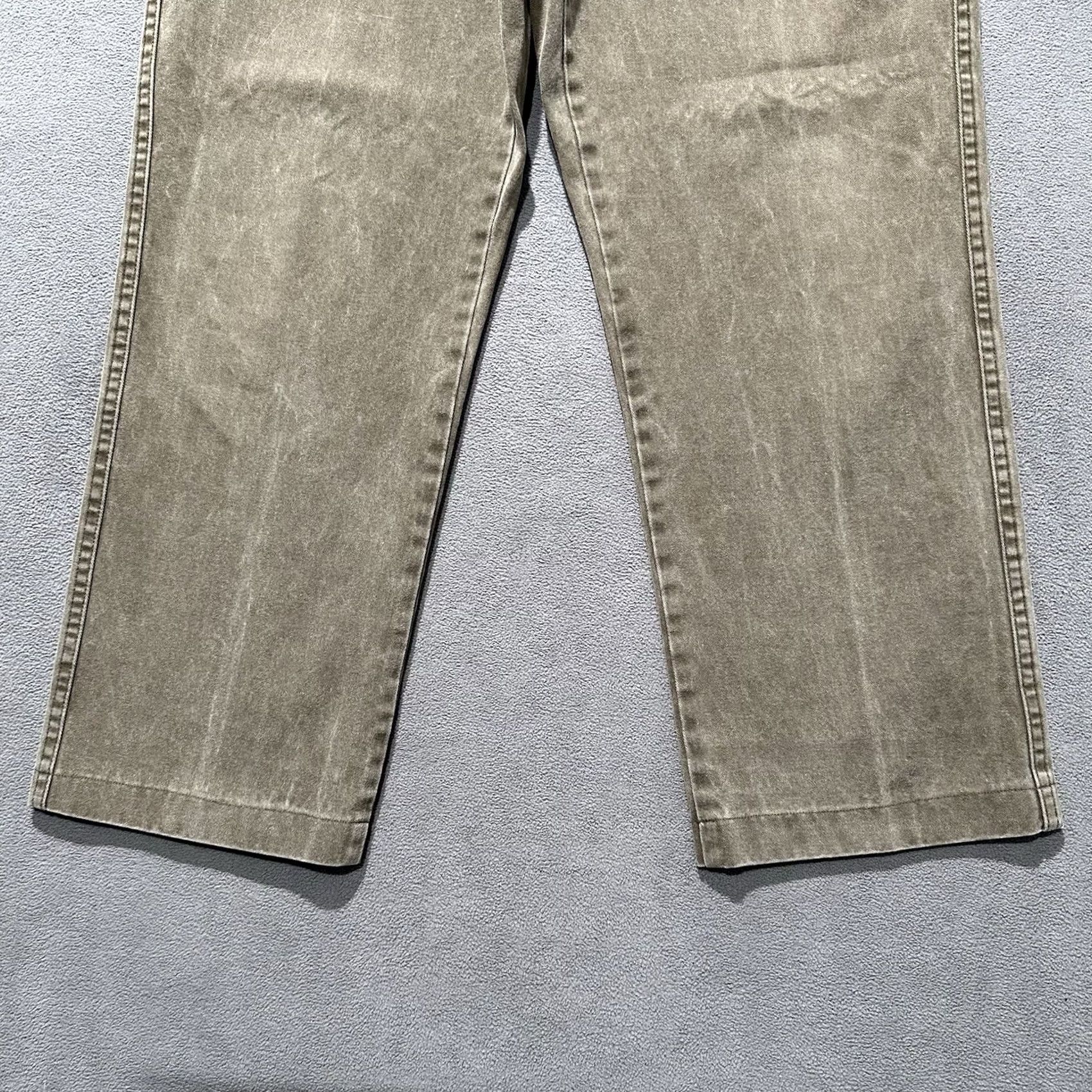 Orvis VINTAGE Orvis Pants Mens 34 Chino Casual Straight 34 Brown Solid USA 90s Grunge Mens Size US 34 / EU 50 - 5 Thumbnail