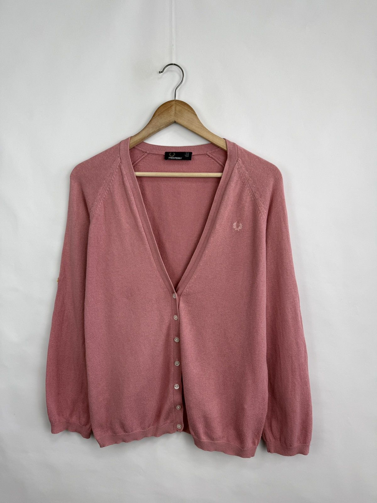 Fred Perry 🇬🇧 Vintage Fred Perry Women’s Cardigan Rare Retro Hype Y2K Size M / US 6-8 / IT 42-44 - 2 Thumbnail