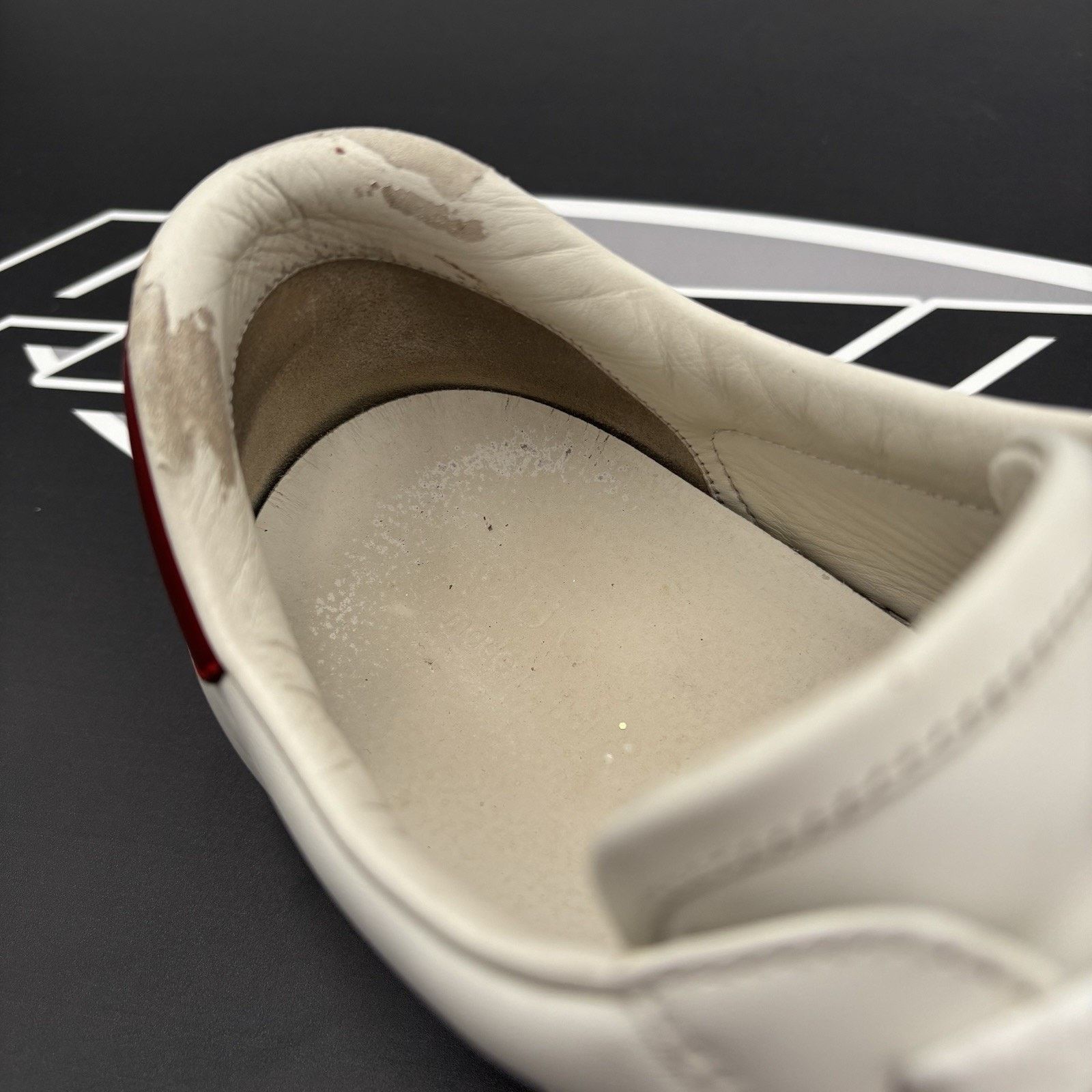 Gucci Size 9 G (9.5 US) - Gucci Ace Leather With Strap ' White ' Size US 9.5 / EU 42-43 - 16 Thumbnail