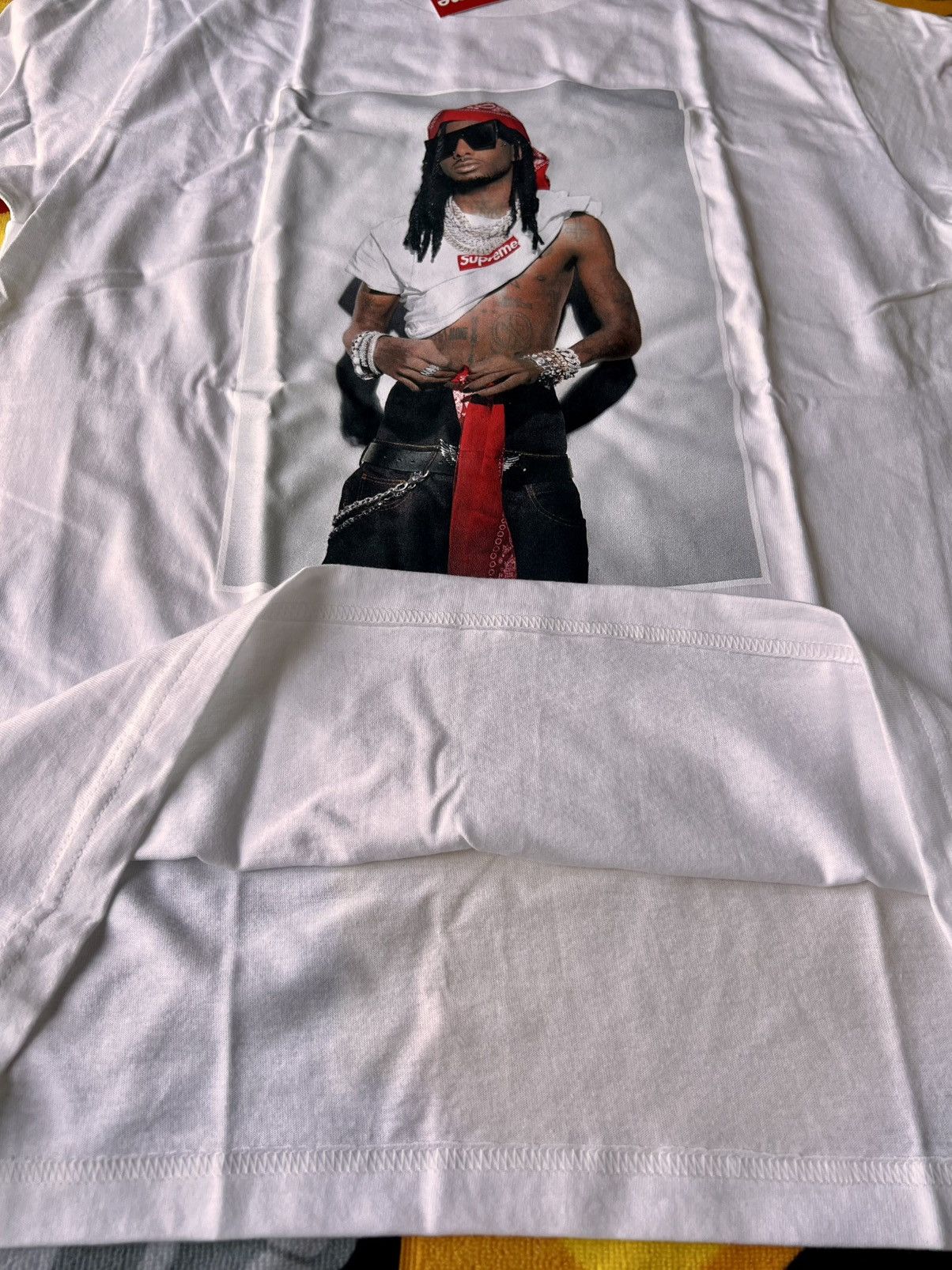 Supreme Supreme Playboi Carti Photo Tee White L tshirt rap trap Size US L / EU 52-54 / 3 - 11 Thumbnail