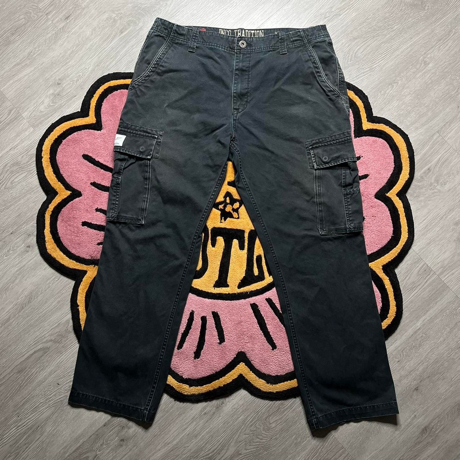 JNCO Jnco Jeans Tradition Loose Fit Cargo Pants Size 38 Black Size US 38 / EU 54 - 1 Thumbnail