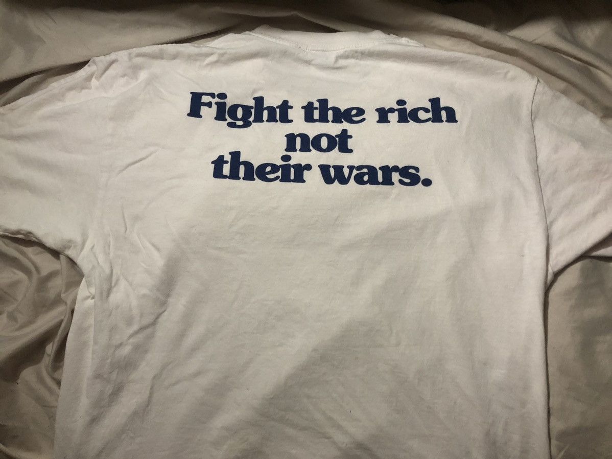 Fuct Fight the Rich, Not their Wars Short Sleeve T Shirts