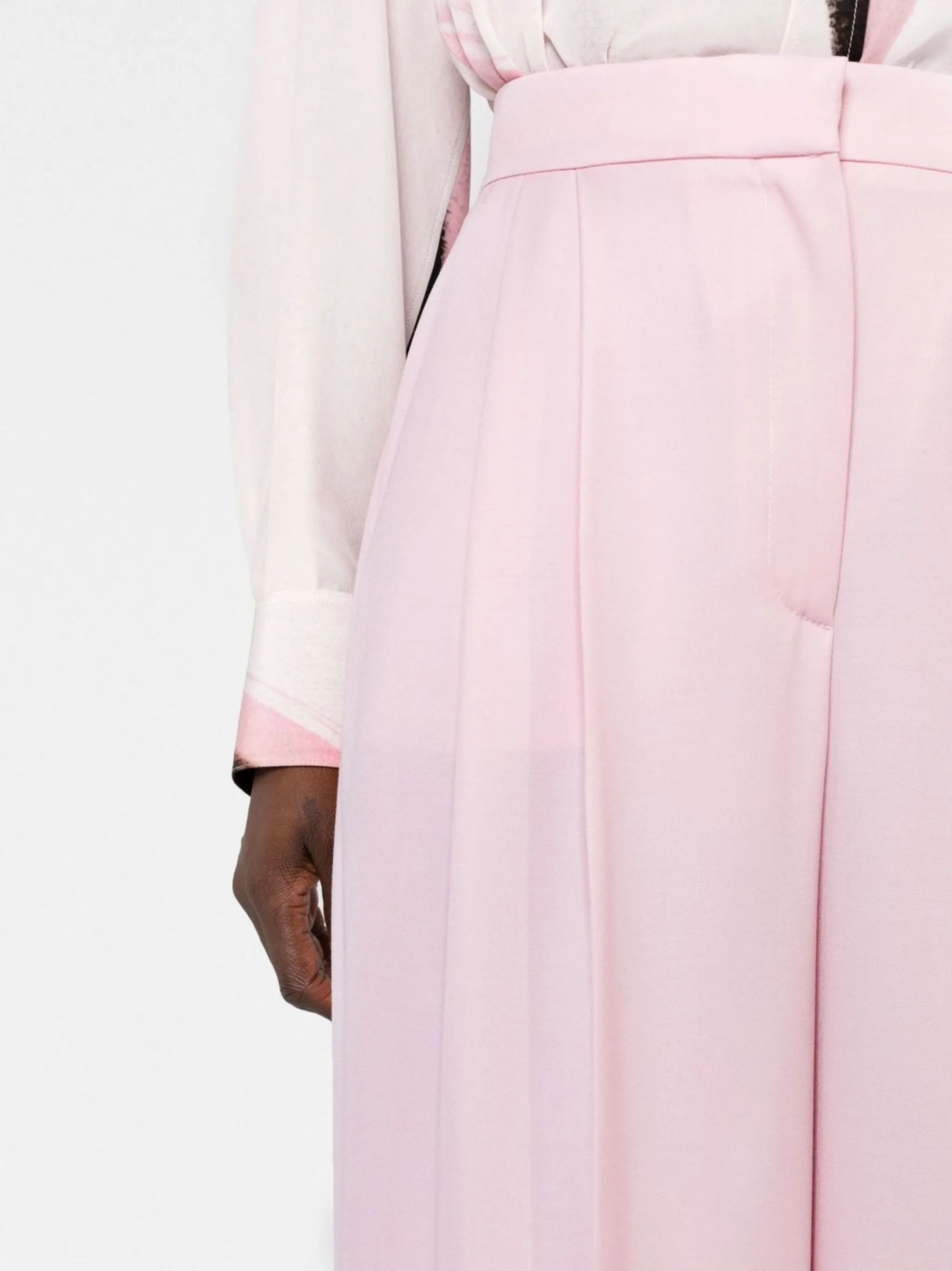 Alexander McQueen o1y0325 Pant in Pink Size 28" / US 6 / IT 42 - 5 Thumbnail