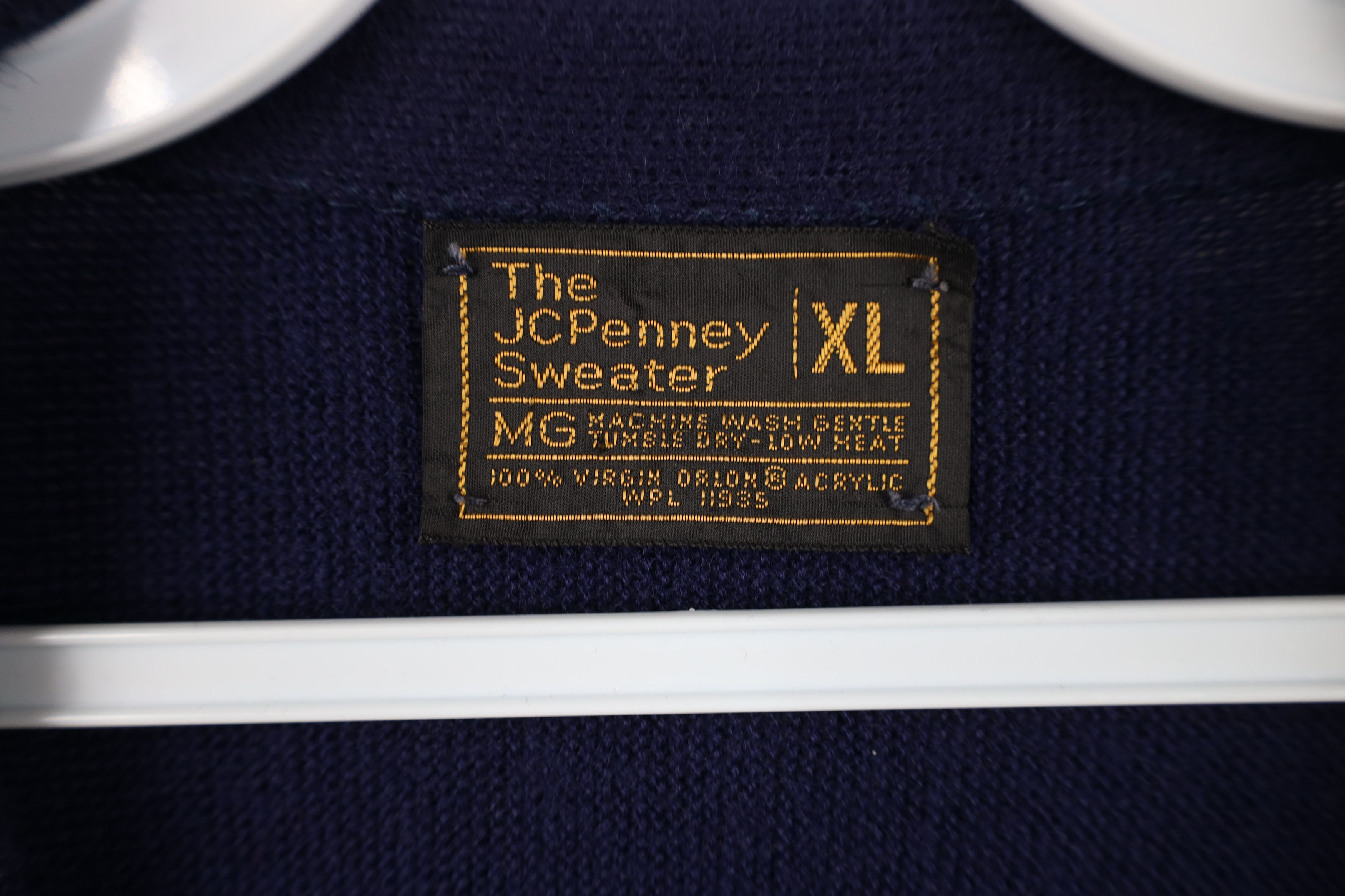 Vintage Vintage 60s 70s Streetwear Cobain Cardigan Sweater Blue US Size XL / US 12-14 / IT 48-50 - 6 Thumbnail