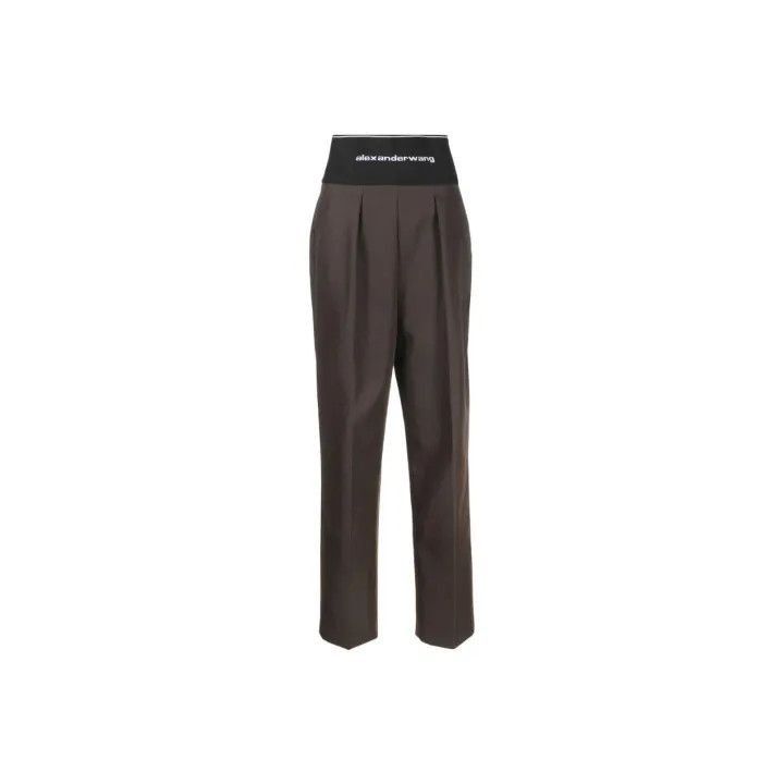 Alexander Wang Alexander Wang Logo Waist Casual Trousers for Women - Size 22" - 1 Thumbnail