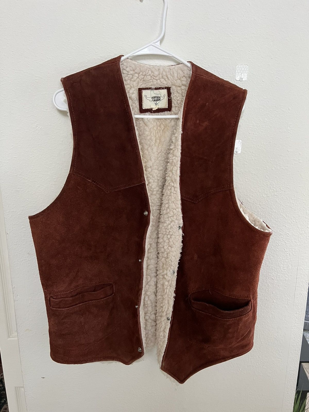 Vintage Vintage Texaco Sherpa vest Size US L / EU 52-54 / 3 - 1 Thumbnail
