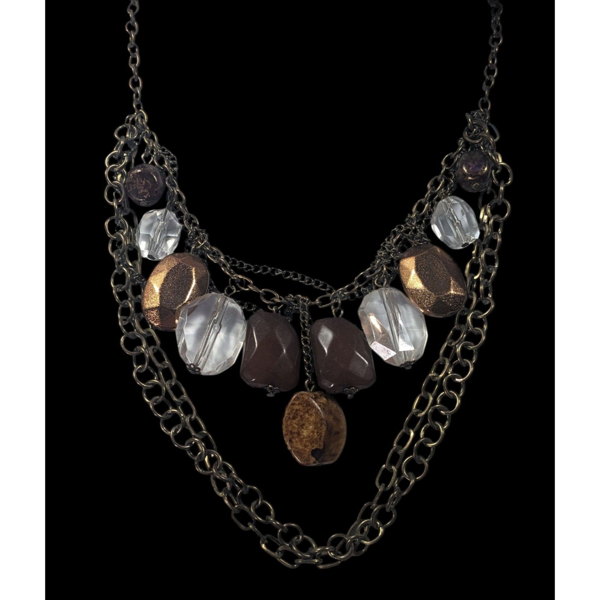 Other Rustic Glam Multilayer Chain Gemmed Necklace Size ONE SIZE - 2 Thumbnail
