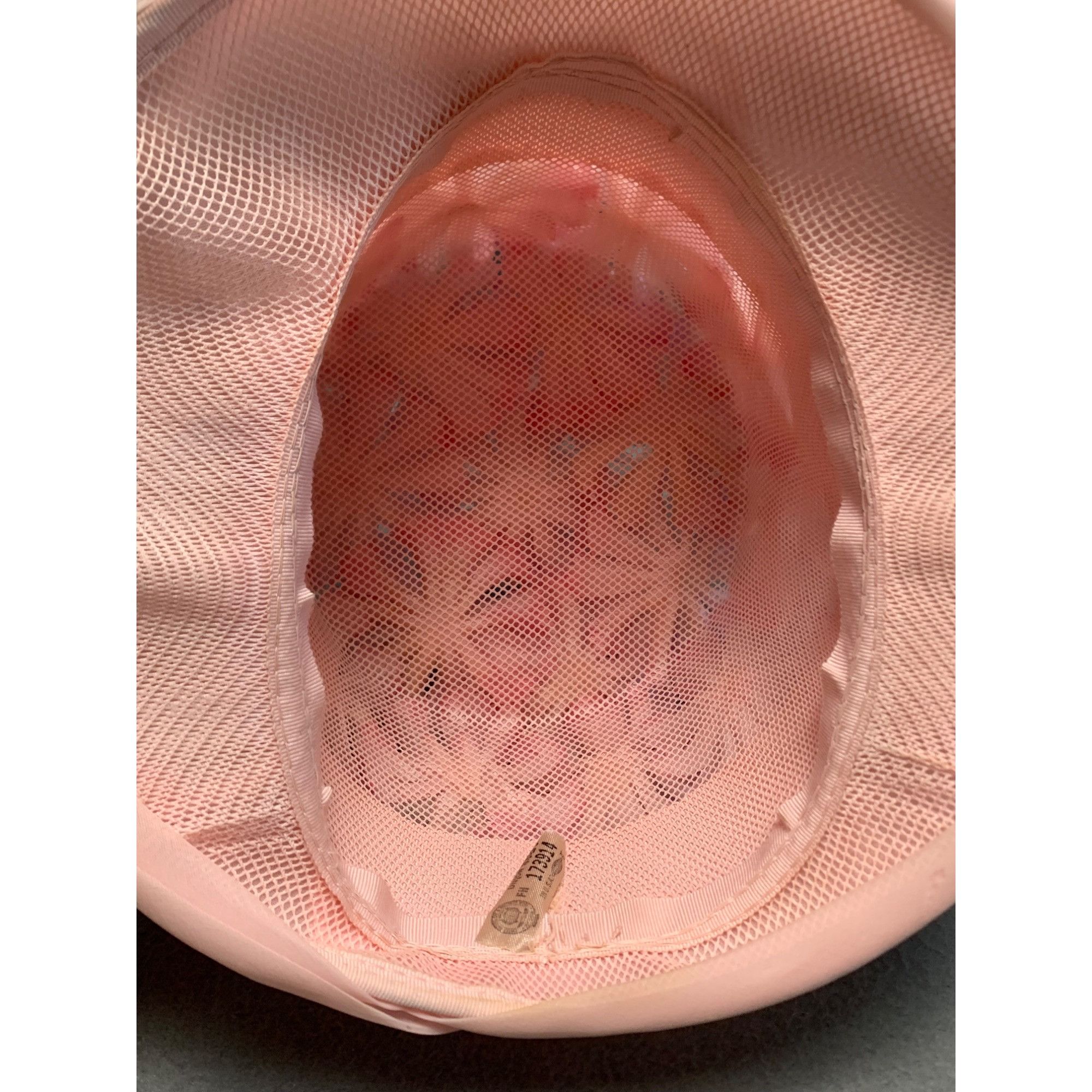 Other Vintage Womens 1960s Pink Floral Hat with Sheer Mesh Union M Size ONE SIZE - 5 Thumbnail