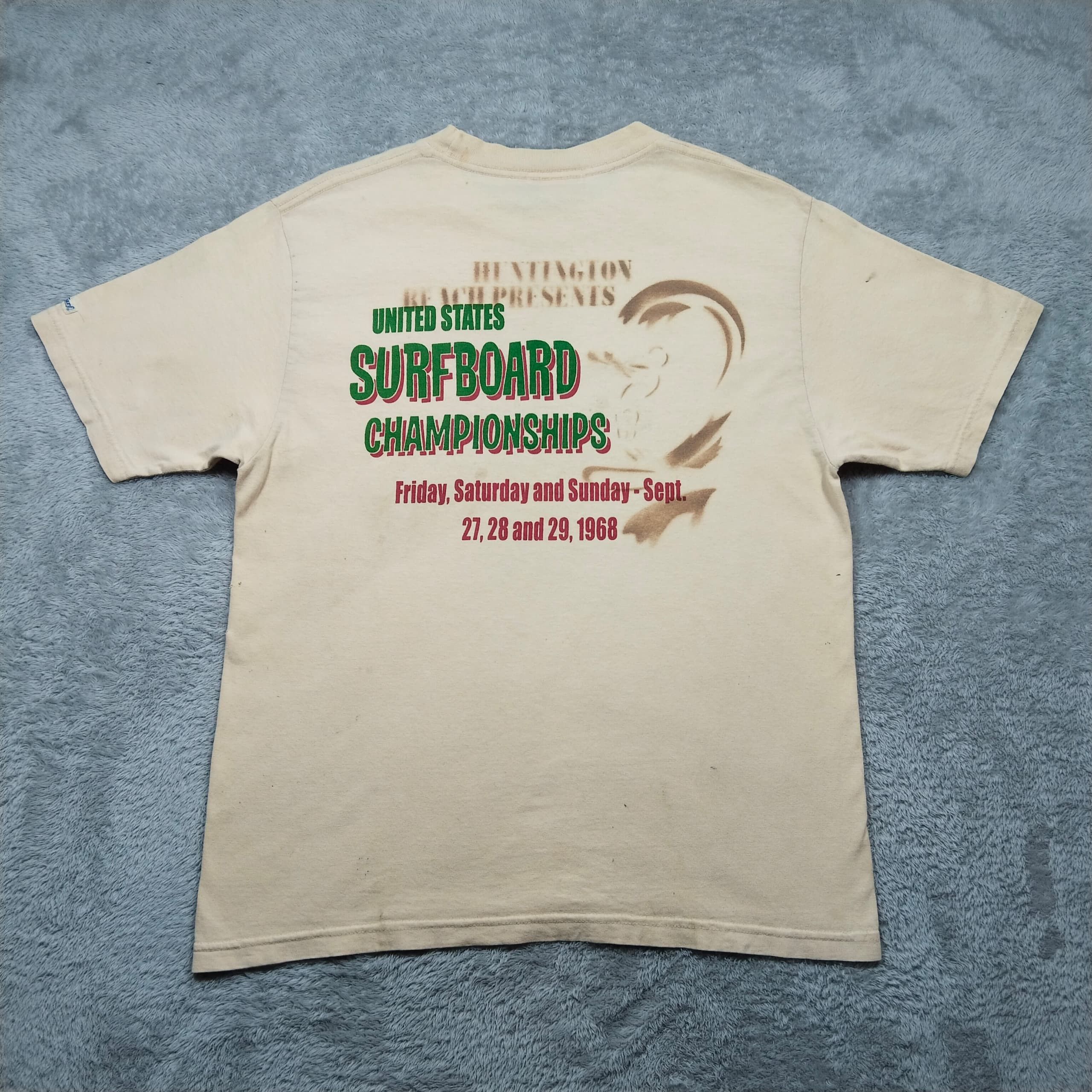 Sun Surf × Vintage VINTAGE SUN SURF YELLOW CREAM T SHIRT Size US M / EU 48-50 / 2 - 2 Thumbnail