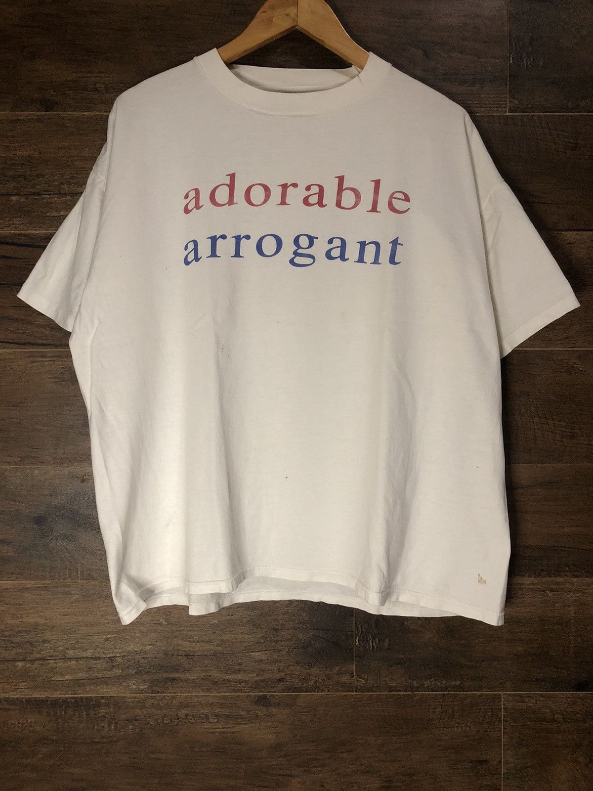 Band Tees × Vintage Vintage 1993 Adorable Arrogant Shirt Shoegaze Band Britpop Size US XL / EU 56 / 4 - 2 Thumbnail