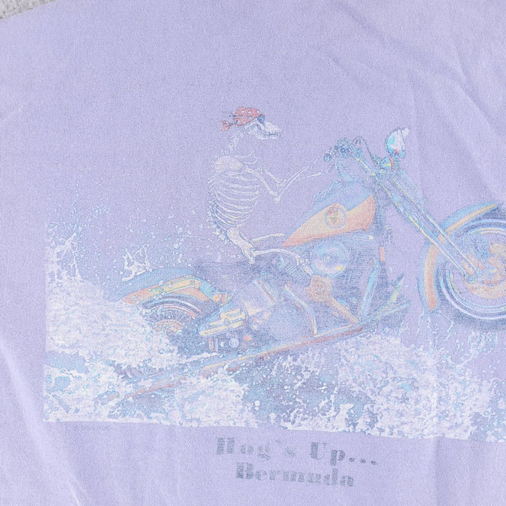 Vintage VINTAGE Sea Dog Shirt Mens M Blue USA Graphic T-Shirt Short Sleeve Crew Neck Relaxed Size US M / EU 48-50 / 2 - 2 Thumbnail