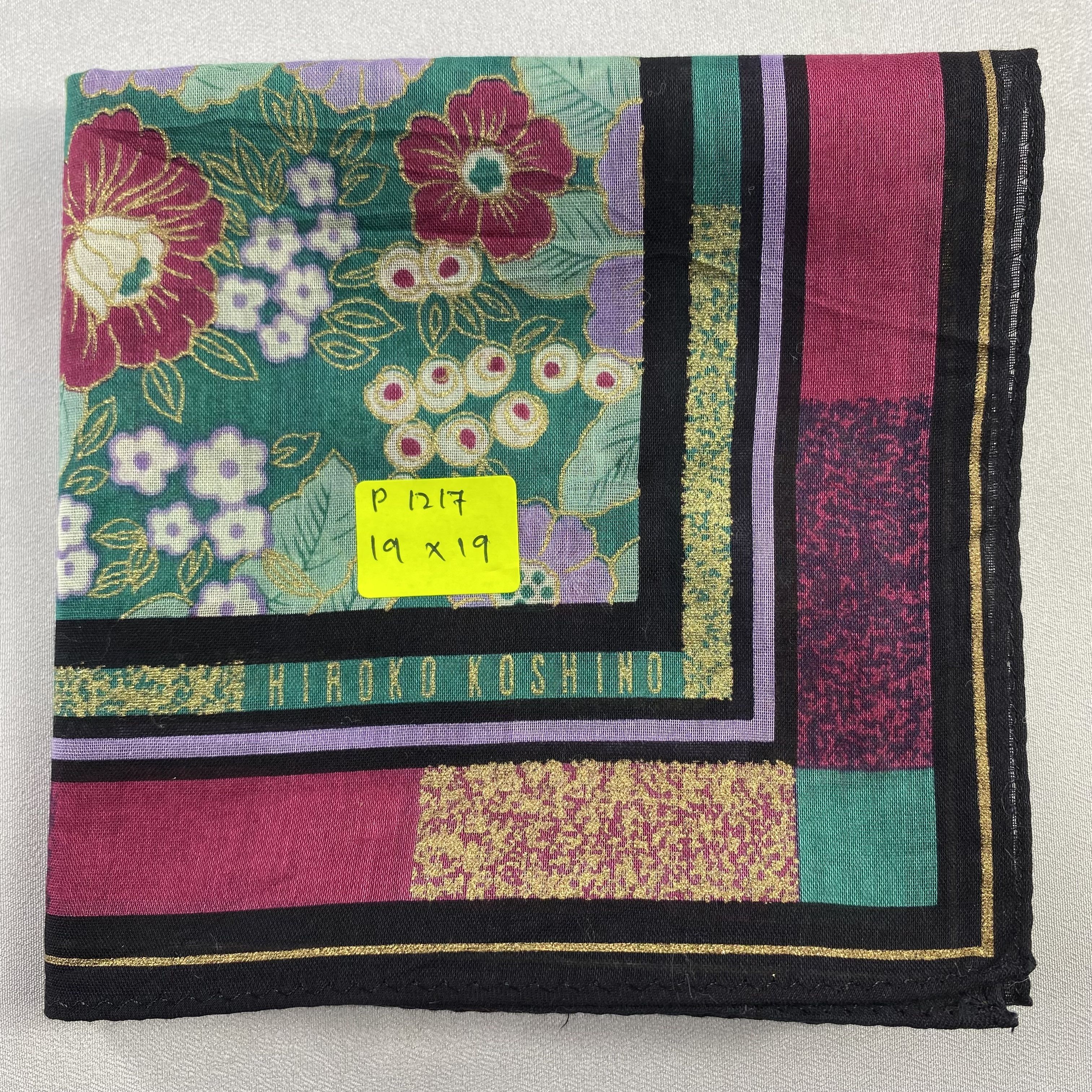 Hiroko Koshino Homme × Vintage Hiroko Koshino Homme Handkerchief / Neckerchief-P1217 Size ONE SIZE - 5 Thumbnail