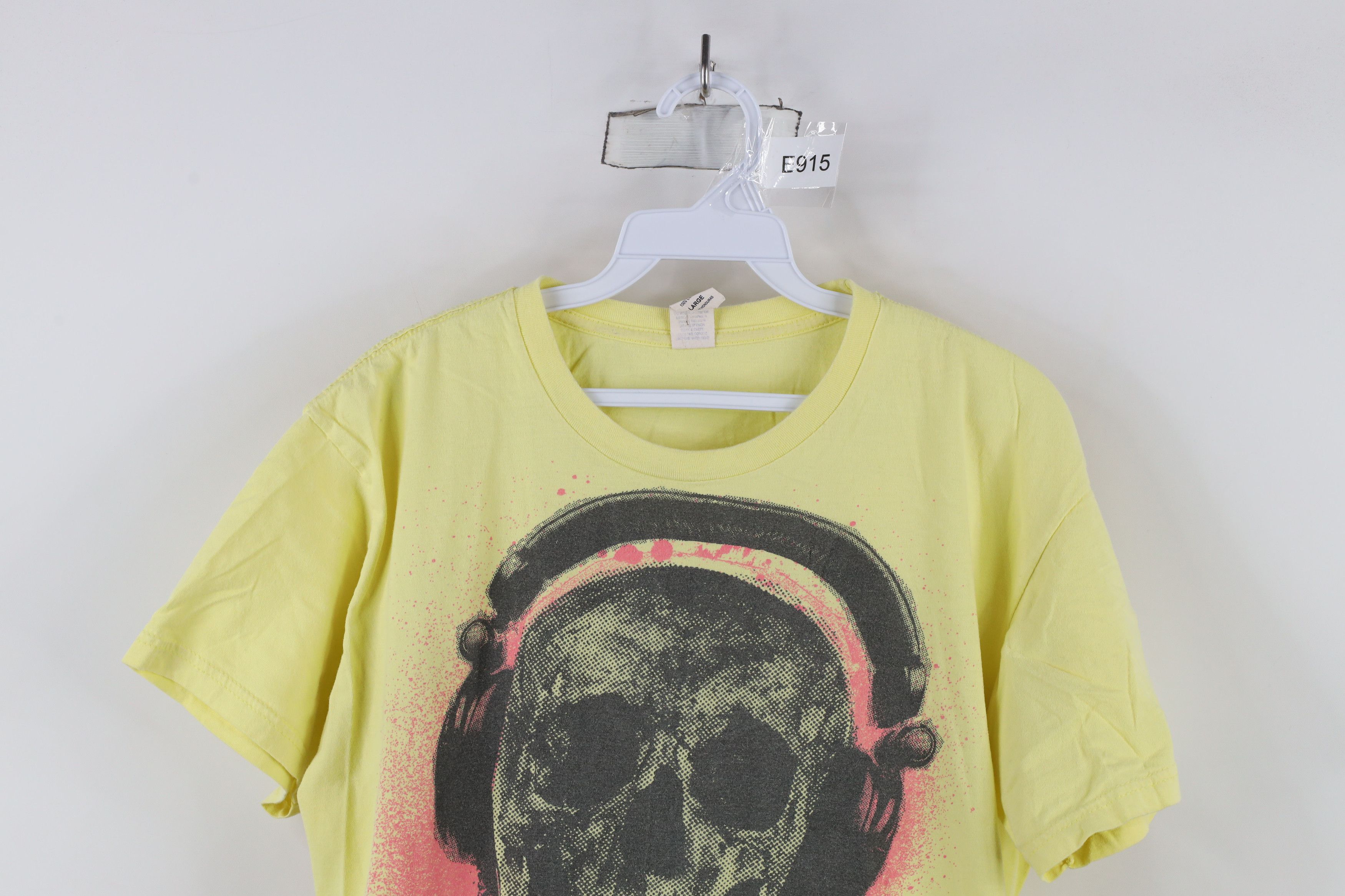 Vintage Vintage 90s Y2K Streetwear Skull Skeleton Music T-Shirt Size US L / EU 52-54 / 3 - 2 Thumbnail