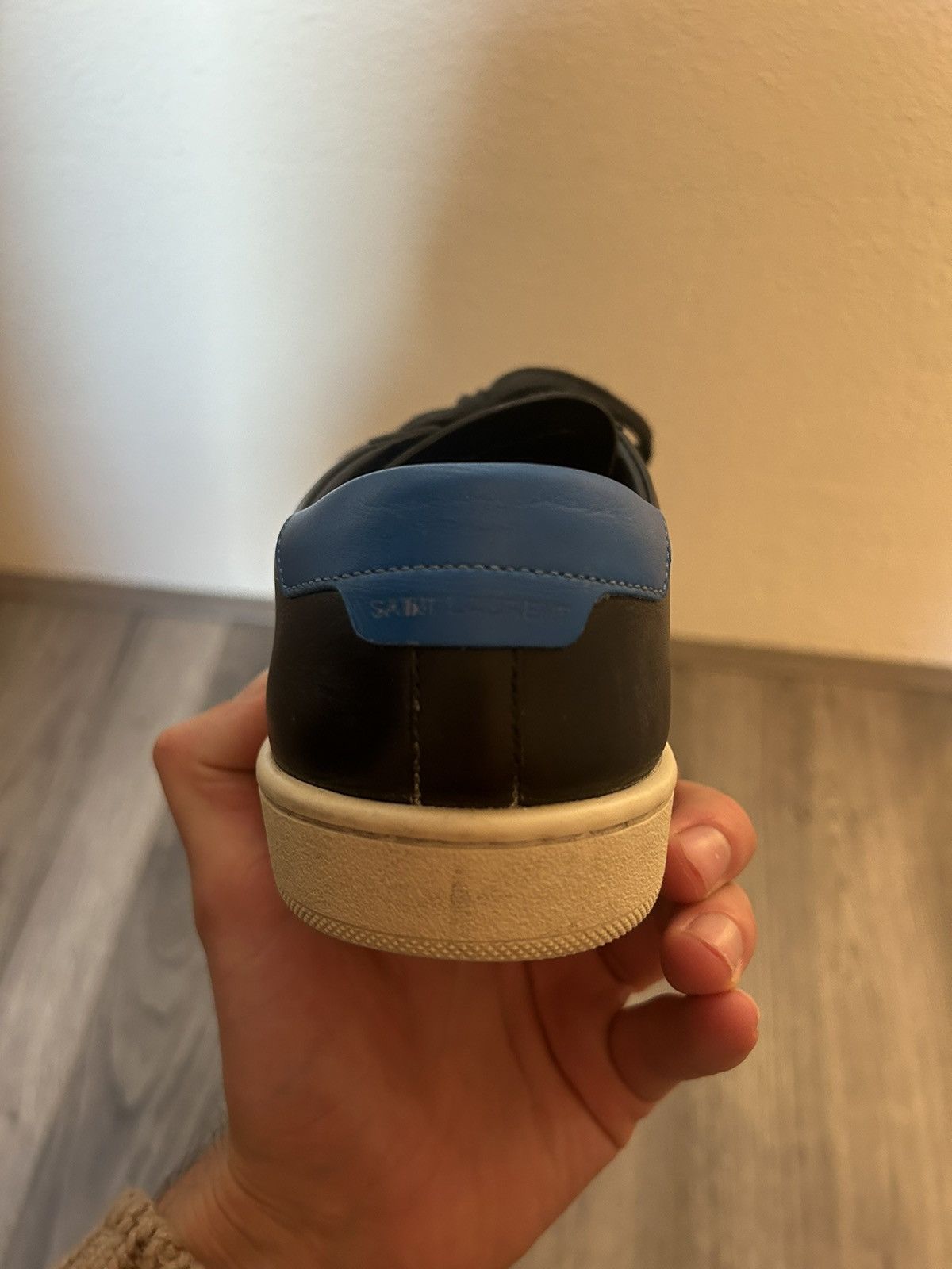 Saint Laurent Paris Saint Laurent Low-Top Court Sneaker - Size 39 Size US 6 / EU 39 - 16 Thumbnail
