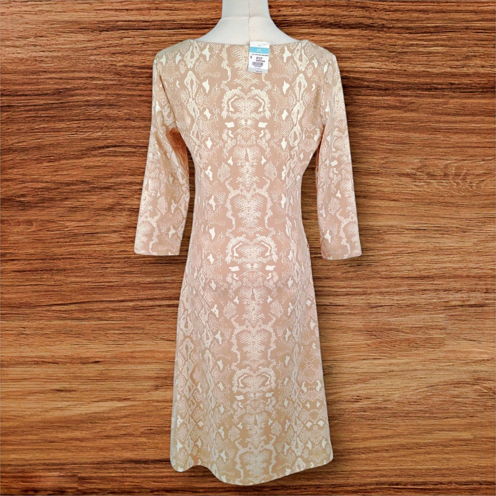 J.McLaughlin J. McLaughlin Sage Mini Naja Dress Tan/Cream Size S / US 4 / IT 40 - 3 Thumbnail