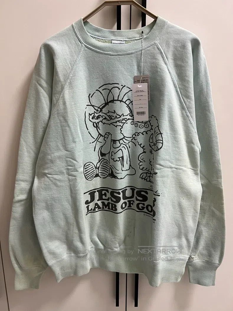 Saint Michael Saint Michael Sulfur-dyed vintage sweatshirt Size US L / EU 52-54 / 3 - 1 Thumbnail