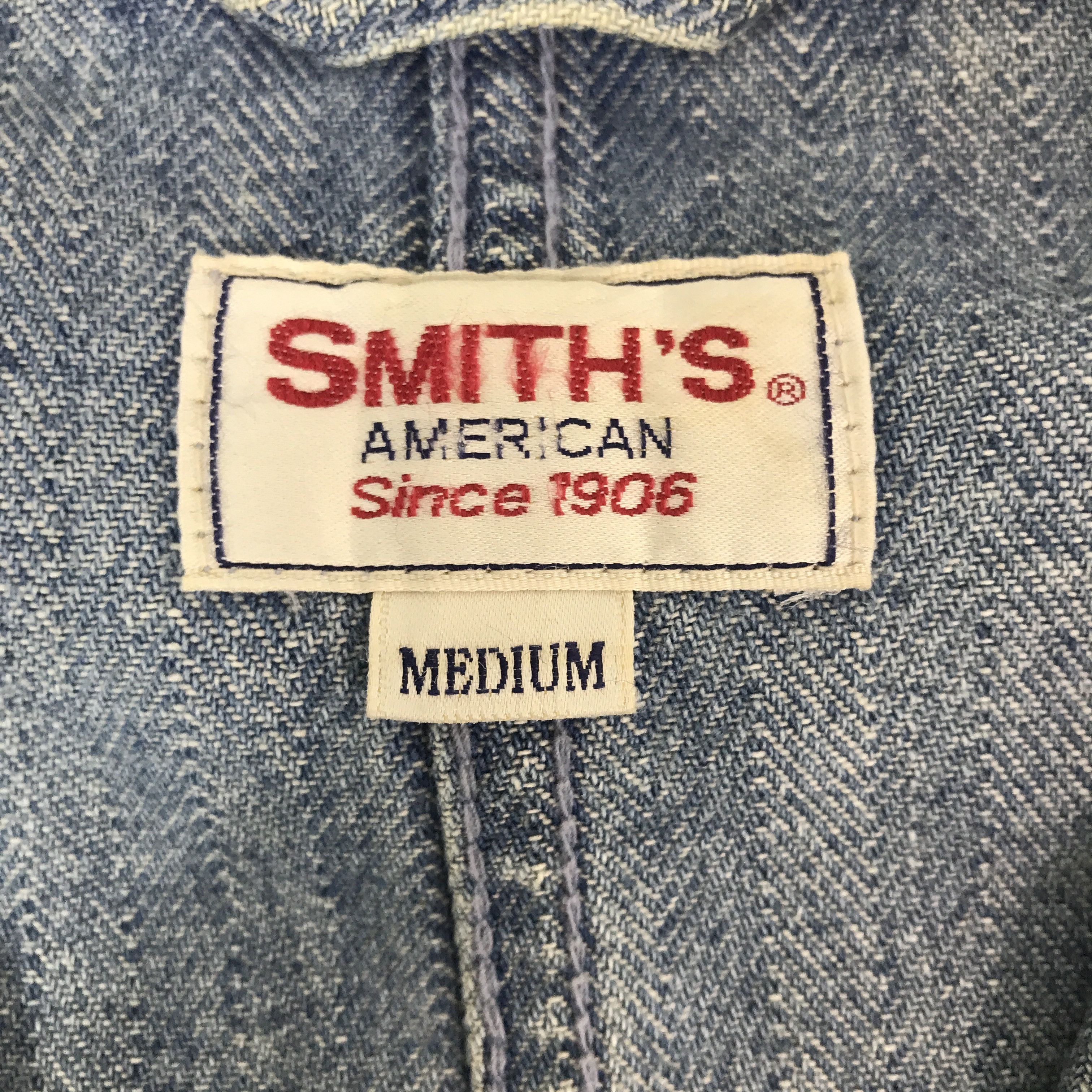 The Smiths Vintage Smith's Denim Blazer denim coat Jacket Size US M / EU 48-50 / 2 - 9 Thumbnail