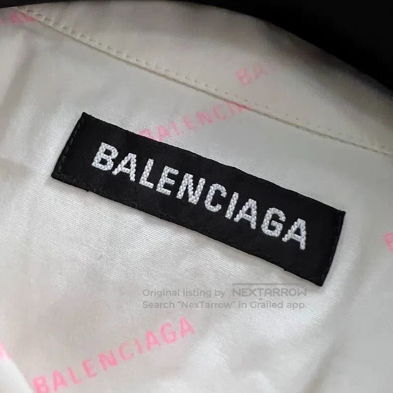 Balenciaga Balenciaga Fully Printed Bullet Screen Logo Short Sleeve S Size XS / US 0-2 / IT 36-38 - 3 Thumbnail
