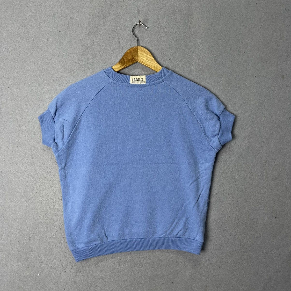 Vintage 2000s Label X Skull Logo Blue Crewneck Size US XS / EU 42 / 0 - 6 Thumbnail