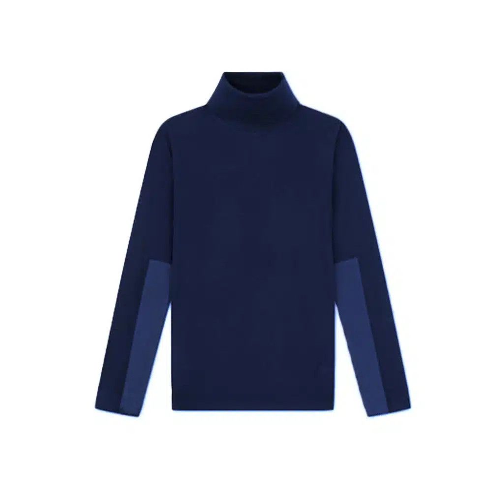 Tom Ford o1loc1c1224 MAK1176 Turtleneck Sweater in Navy Blue Size XS / US 0-2 / IT 36-38 - 1 Preview