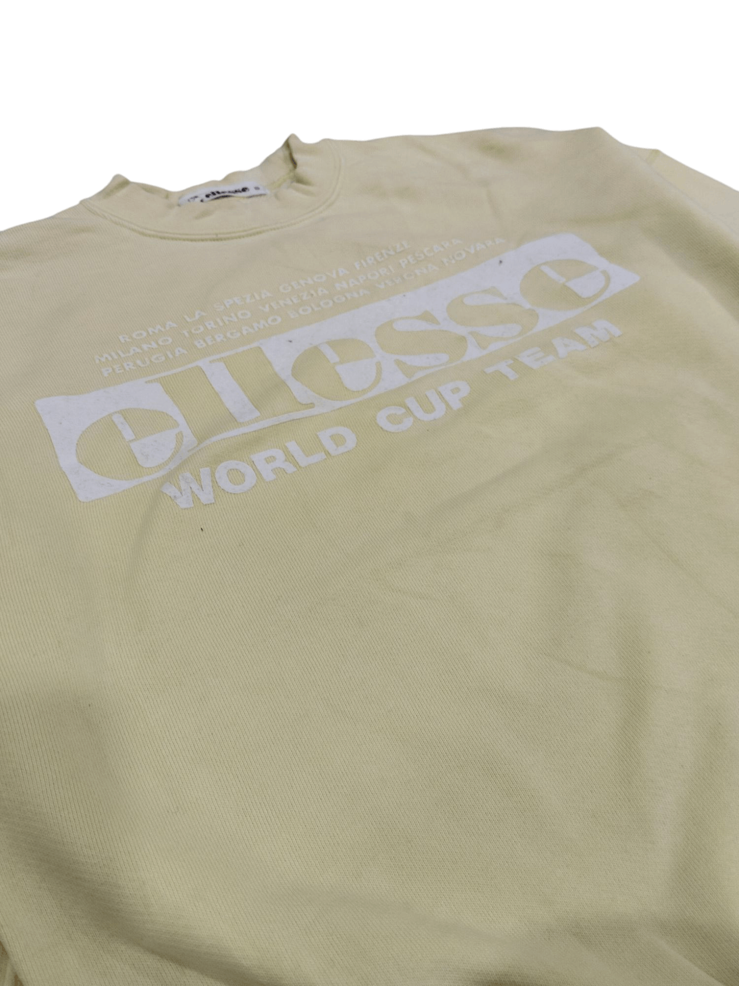 Ellesse × Japanese Brand × Vintage Vintage Ellesse World Cup Big Logo Sweatshirt Size US M / EU 48-50 / 2 - 2 Thumbnail