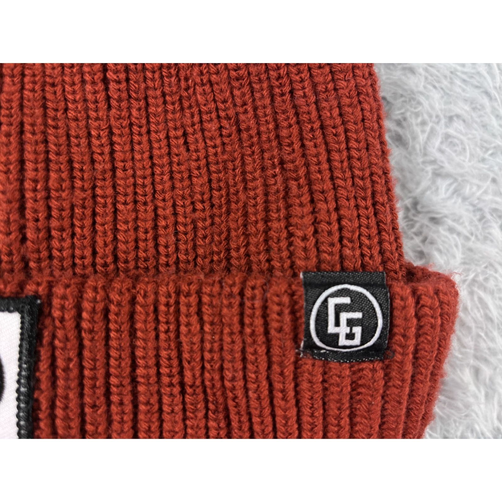 Habitat CG Habitats Beanie Toque Adult One Size Red Knit Acrylic Snow Ski Size ONE SIZE - 3 Thumbnail