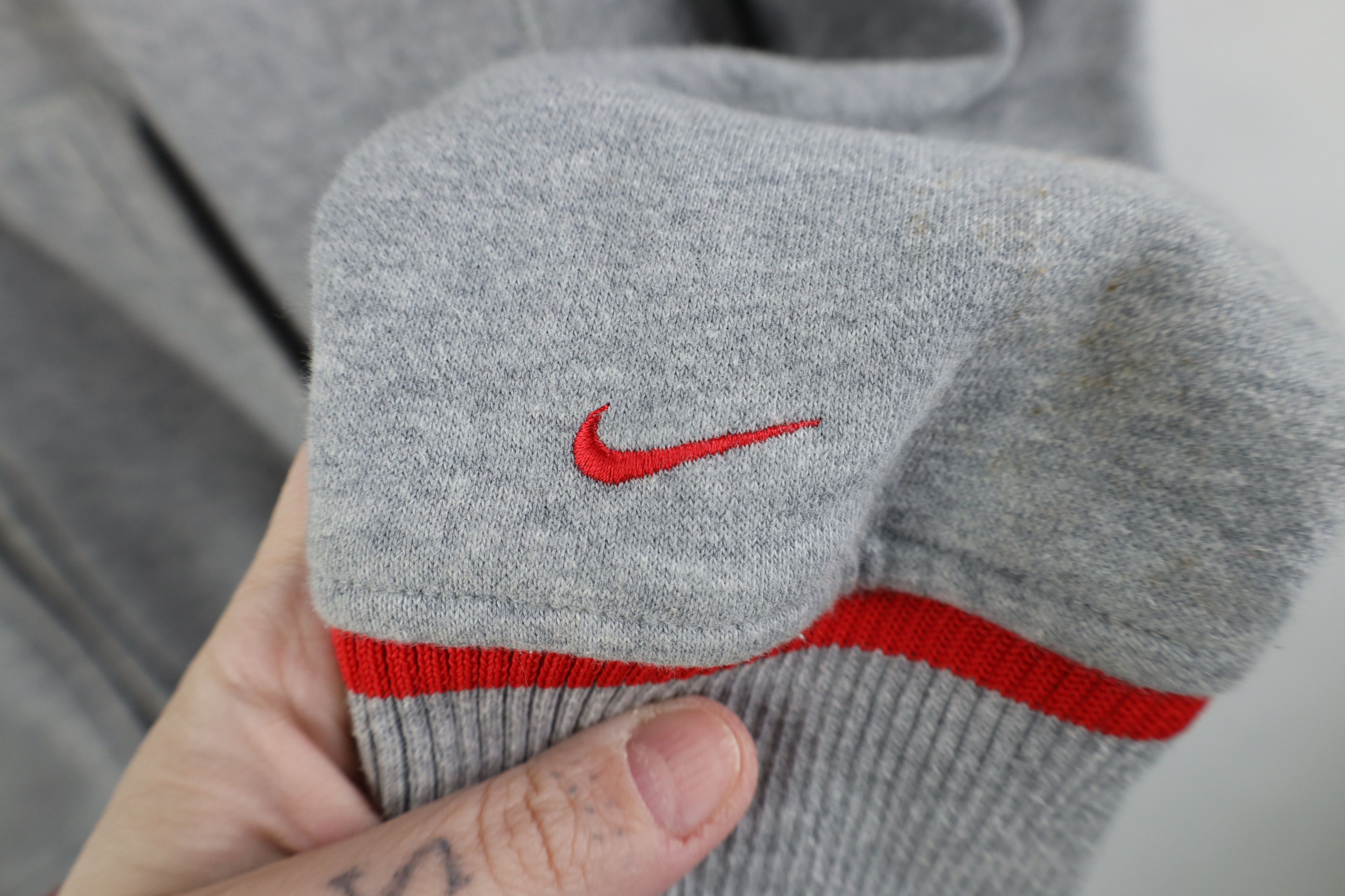 Nike Vintage Nike Scott Swoosh Ohio State University Zip Hoodie Size M / US 6-8 / IT 42-44 - 4 Thumbnail