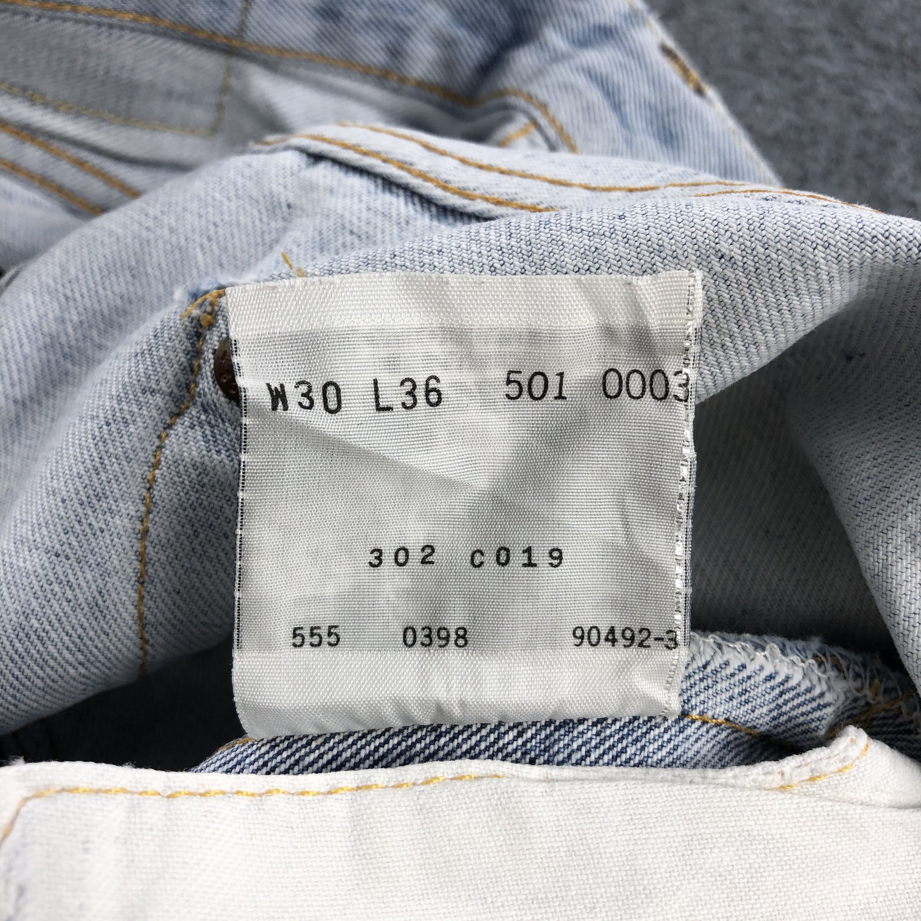 Levi's × Vintage Vintage 90s Big E Levis 501 Redline Jeans-JM1380 Size US 28 / EU 44 - 12 Thumbnail
