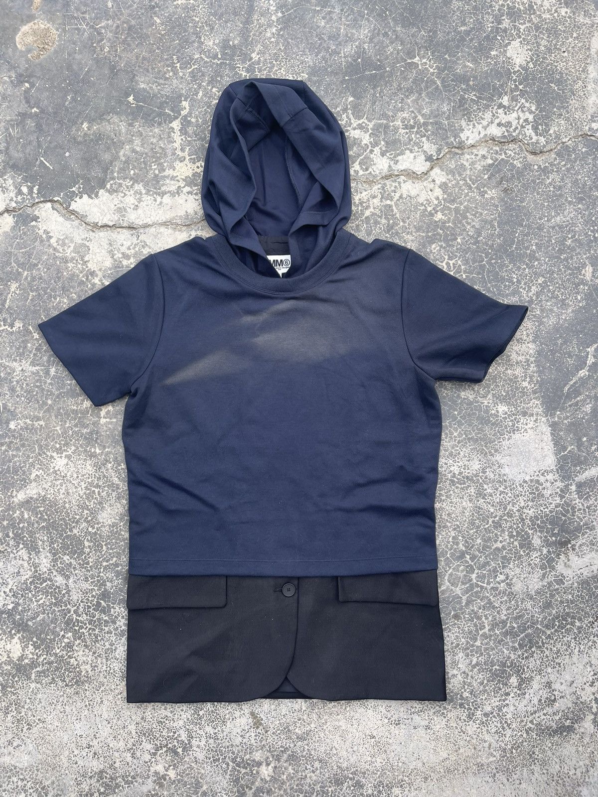 Maison Margiela Maison Martin Margiela MM6 hybrid hooded shirt Size S / US 4 / IT 40 - 1 Thumbnail