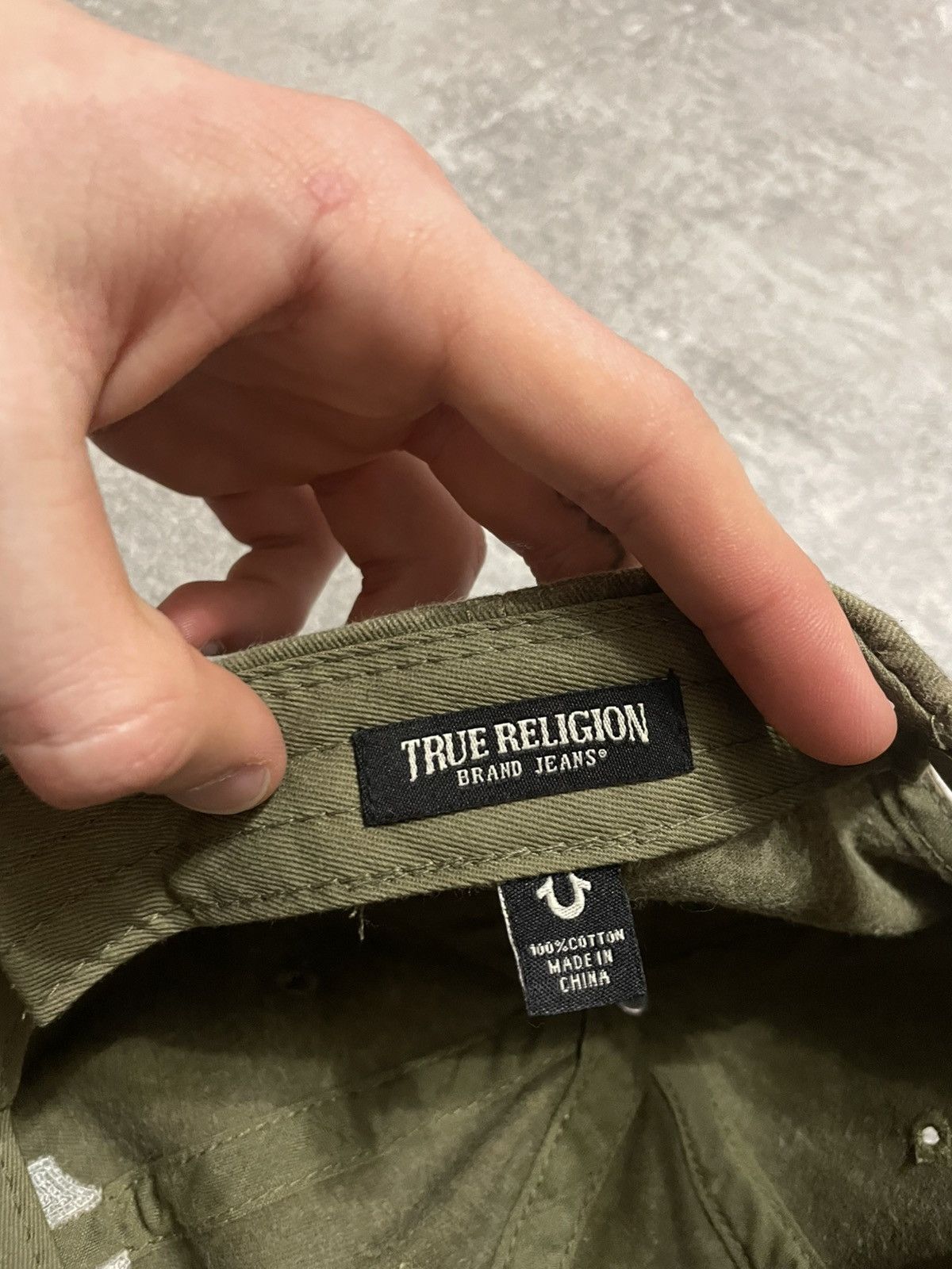 True Religion × Vintage Vintage True Religion Distressed Cap Hat Size ONE SIZE - 10 Thumbnail