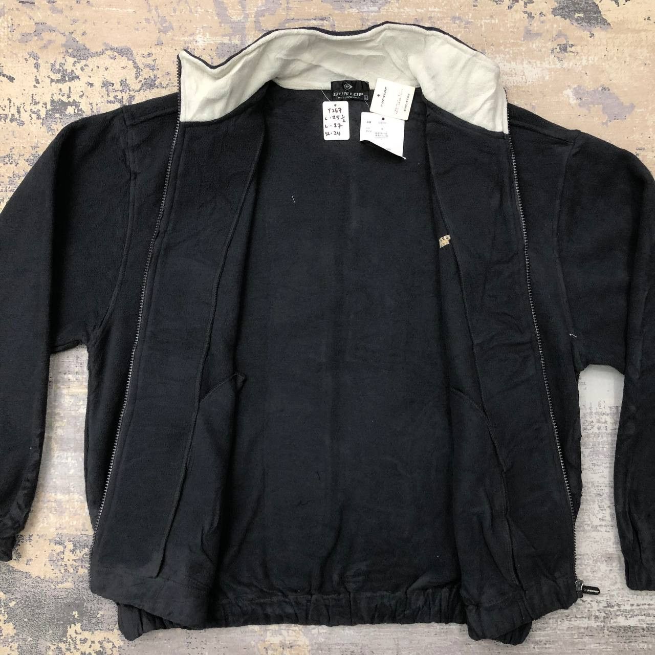 Dunlop × Japanese Brand Y267 NWT DUNLOP MOTORSPORT FLEECE JACKET Size US L / EU 52-54 / 3 - 4 Thumbnail