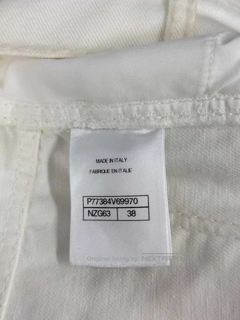 Chanel Chanel White denim trousers Size 25" / US 0 / IT 36 - 5 Thumbnail