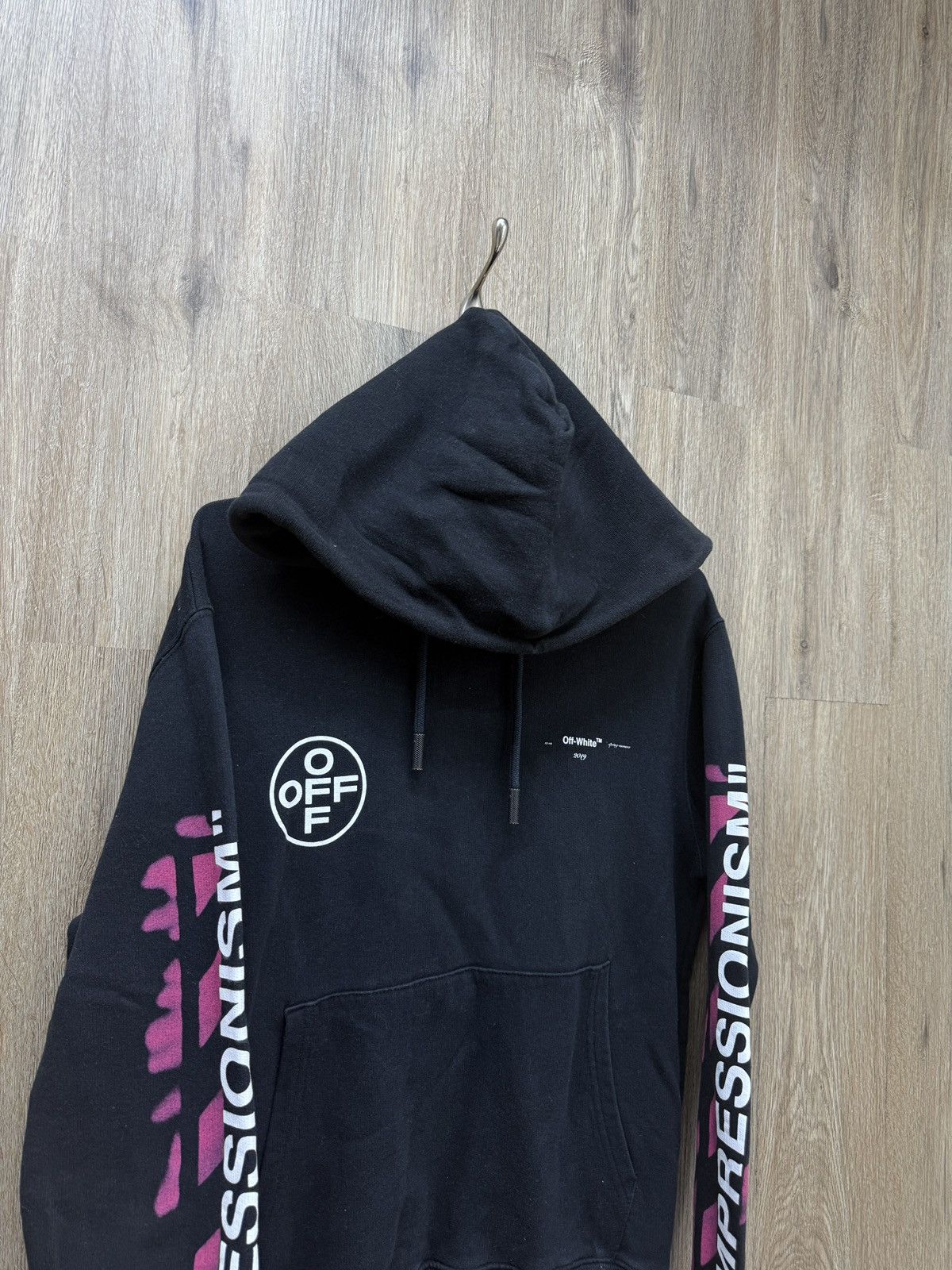 Off-White Off White Black Pull Over Hoodie Size US S / EU 44-46 / 1 - 2 Thumbnail