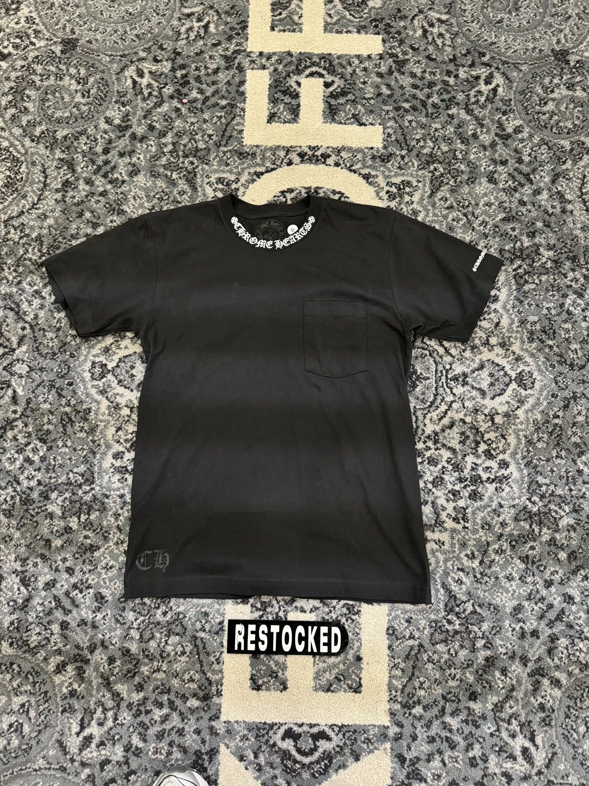 Chrome Hearts NEW CHROME HEARTS NECK LOGO SHORT SLEEVE SHIRT SIZE MEDIUM Size US M / EU 48-50 / 2 - 1 Thumbnail