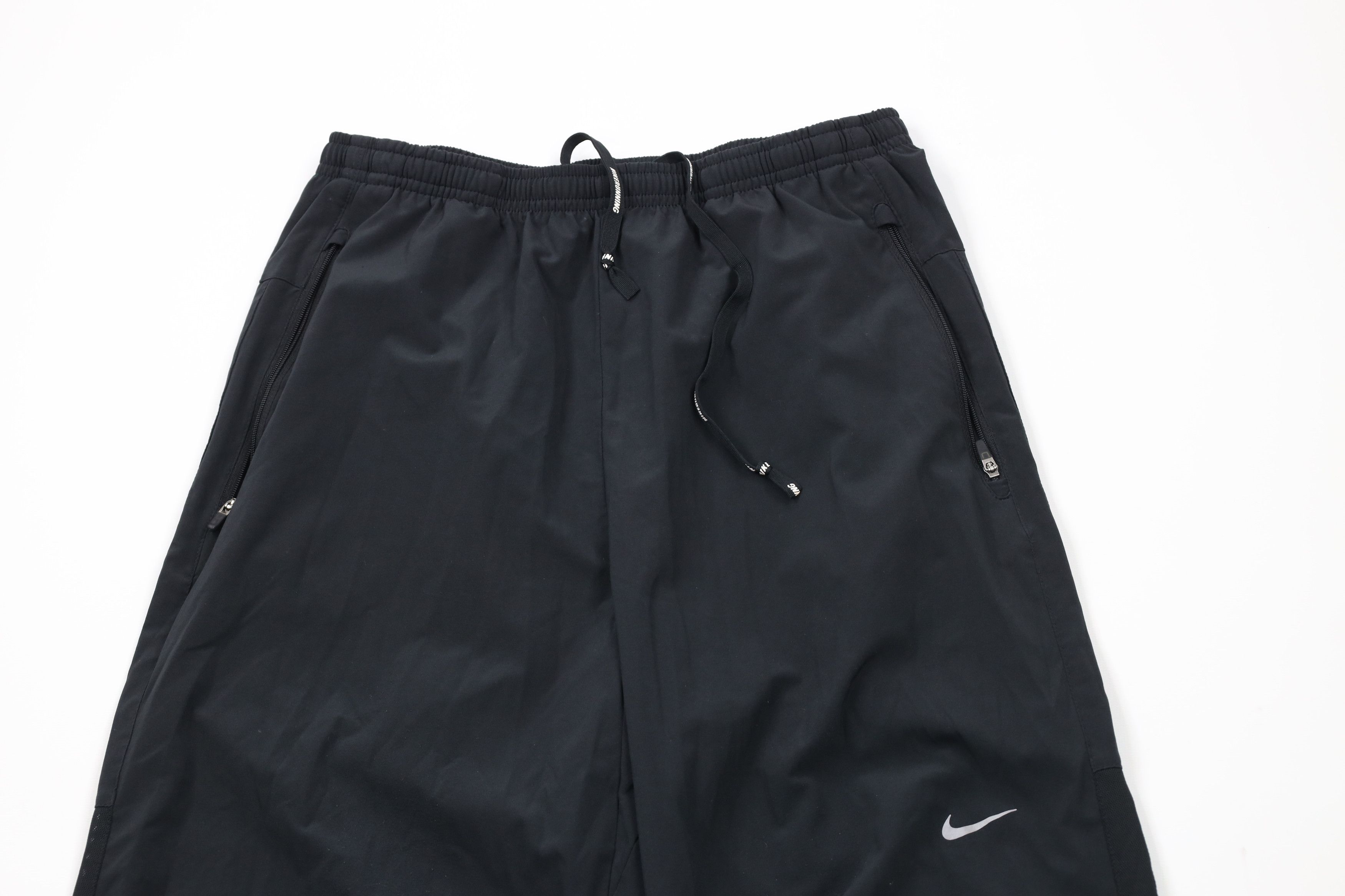 Nike × Vintage Vintage Y2K Nike Scott Reflective Mini Swoosh Wide Leg Pants Size US 32 / EU 48 - 2 Thumbnail