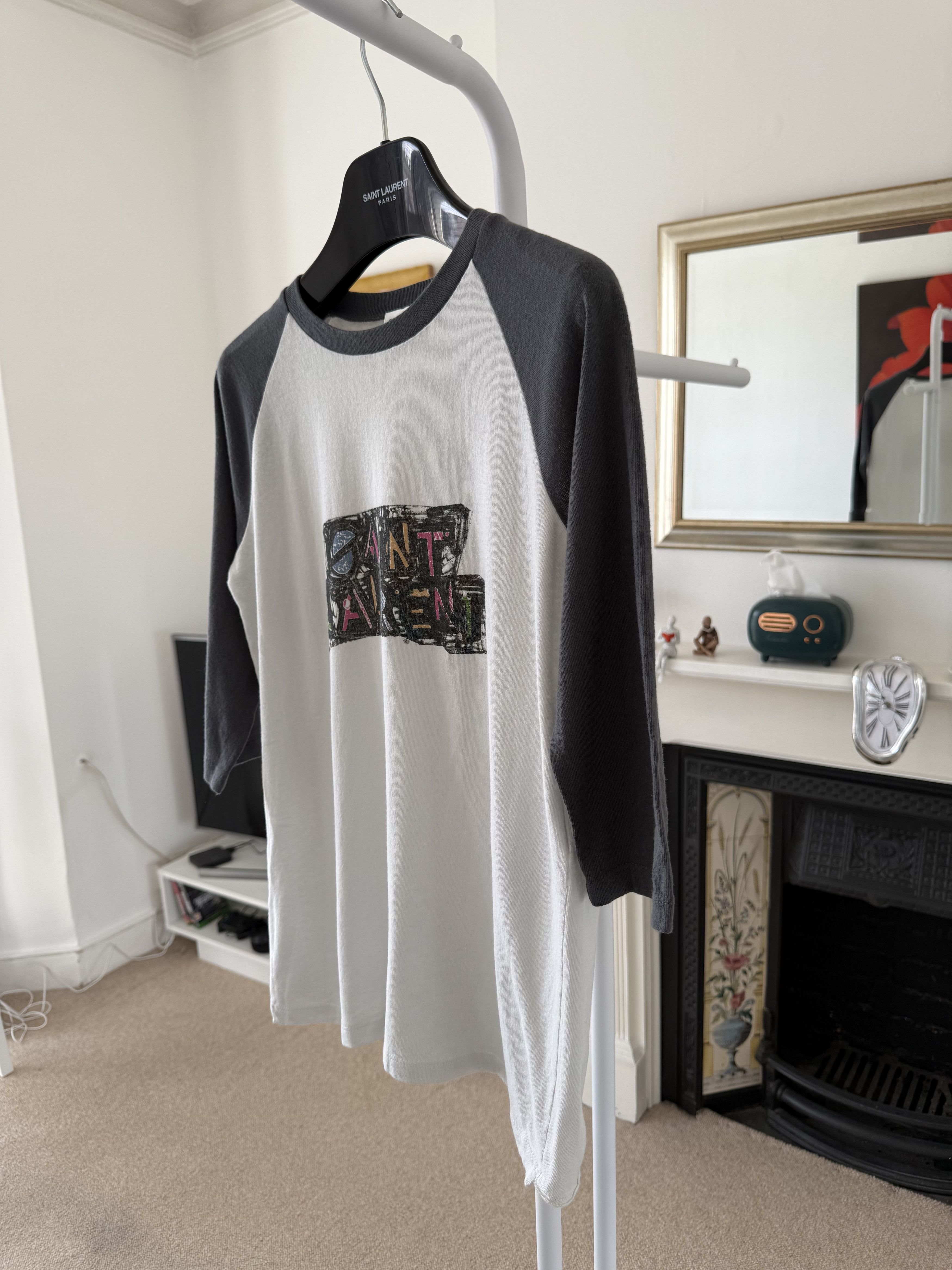 Saint Laurent Paris Saint Laurent 3/4 length Logo Shirt Size US S / EU 44-46 / 1 - 2 Thumbnail