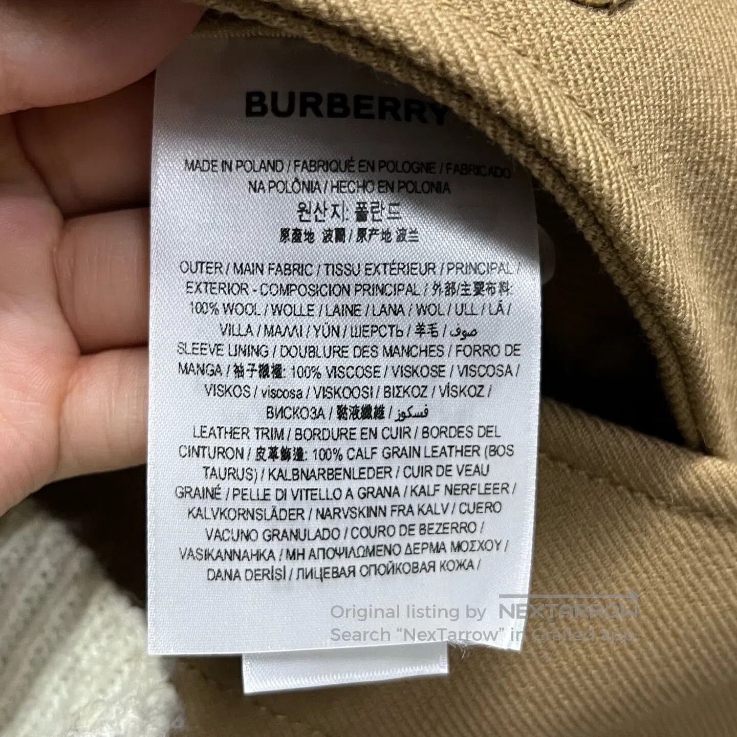 Burberry Burberry Brown checkered graffiti round-necked wool sweate Size US M / EU 48-50 / 2 - 4 Thumbnail