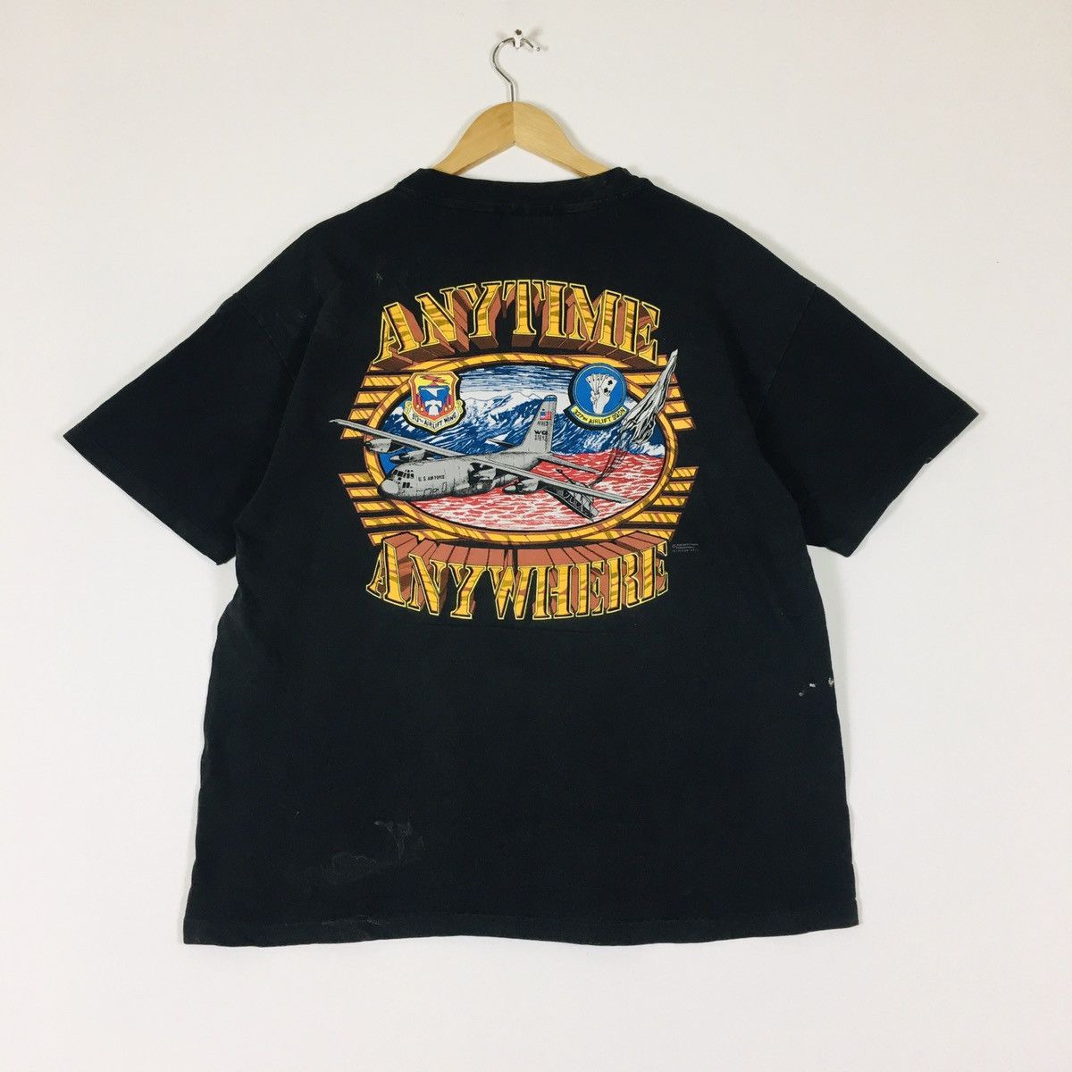 Vintage Vintage Single Stitch US Air Force Squadron Size US M / EU 48-50 / 2 - 1 Thumbnail