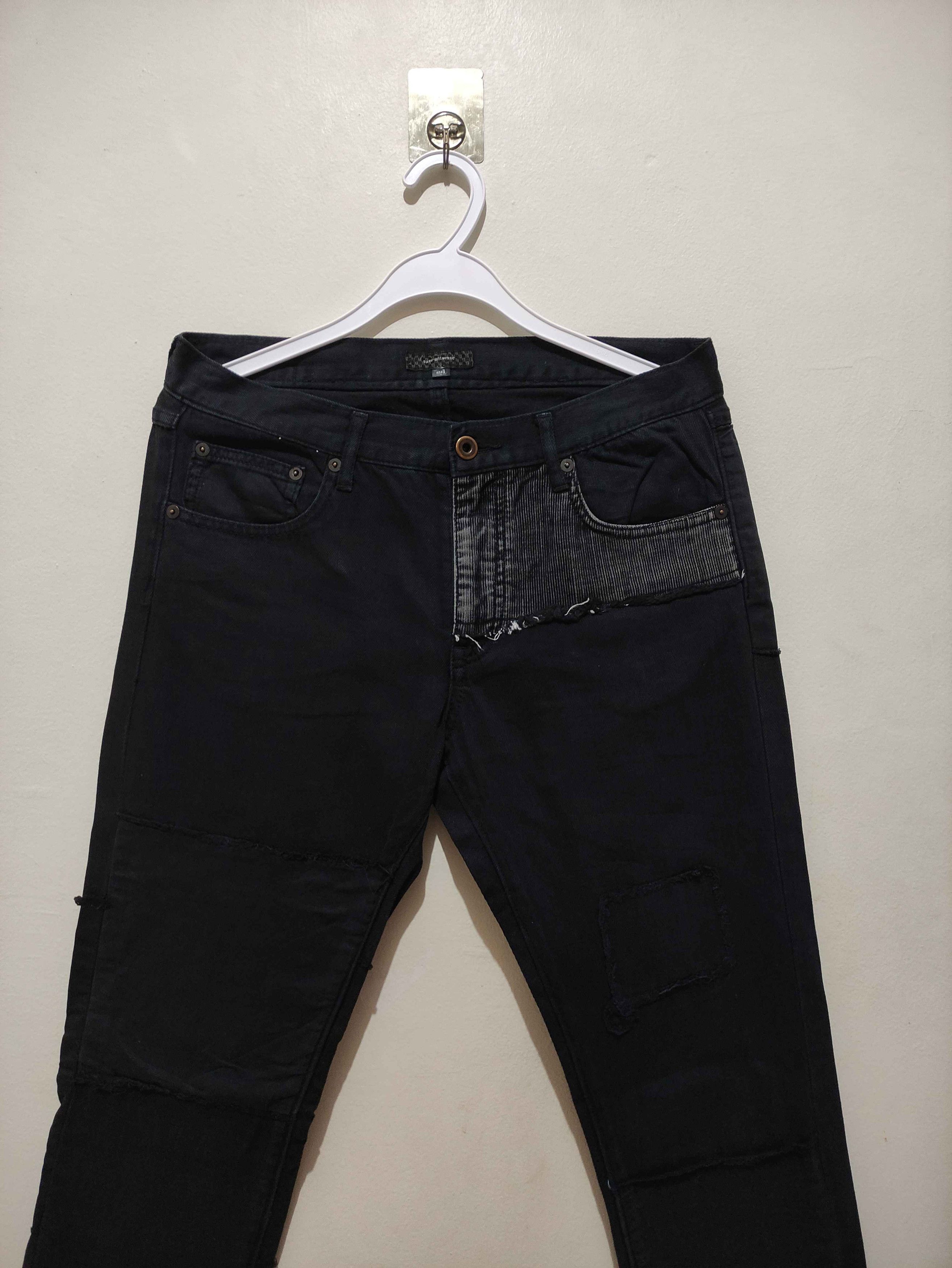 NANO universe Nano Universe Japanese Boro Patchwork Wash Distressed Denim Size US 31 - 9 Thumbnail