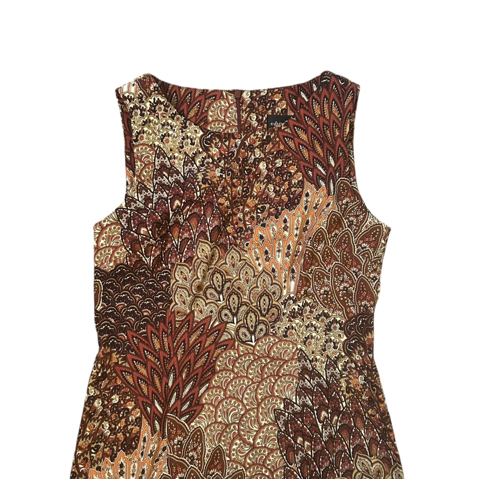 Vintage Vintage Connected Apparel Mod Novelty Floral & Paisley Shift Size L / US 10 / IT 46 - 3 Thumbnail