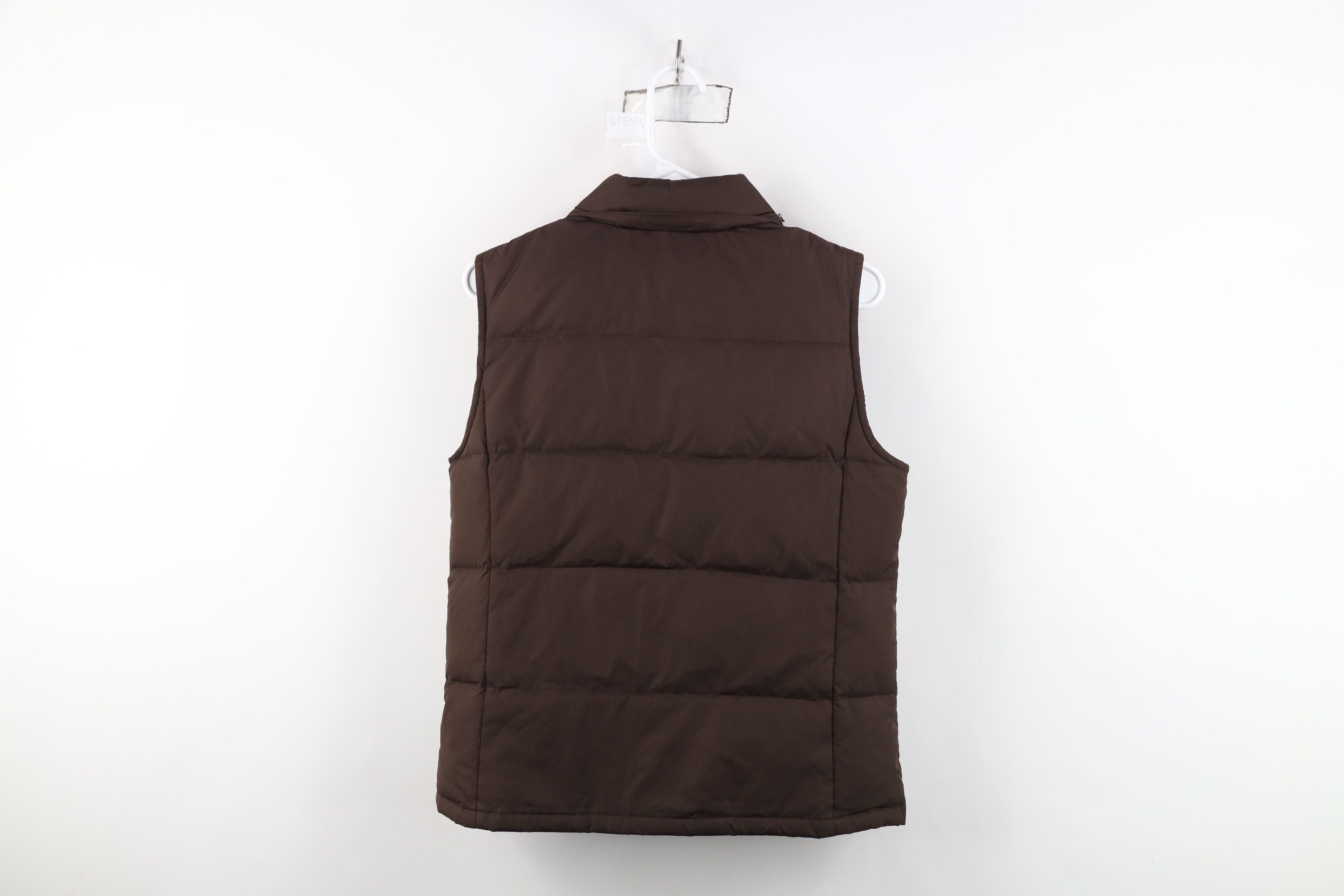 Gap Vintage 90s Y2K Gap Duck Down Puffer Vest Jacket Brown Size S / US 4 / IT 40 - 12 Thumbnail