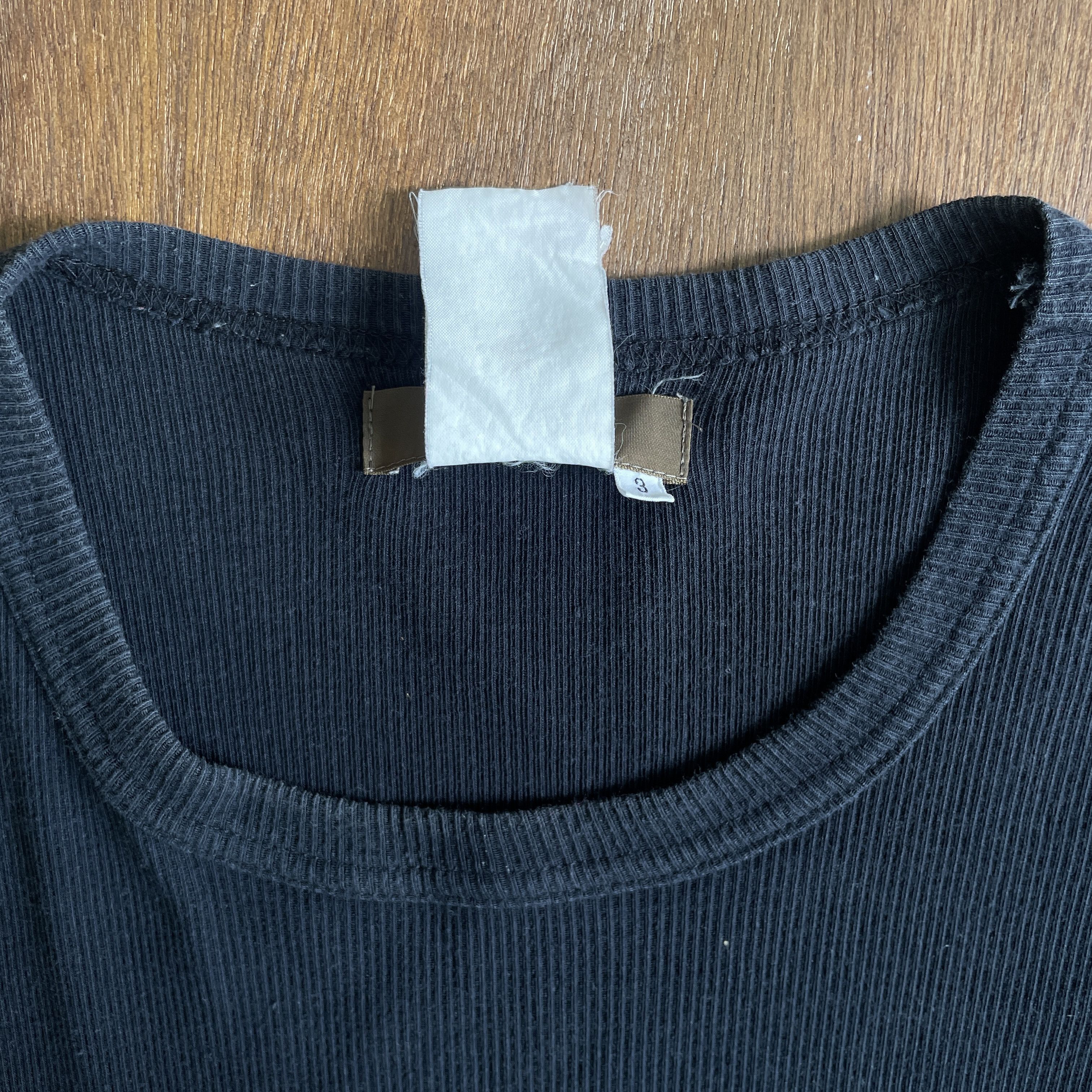 Y's for Men Y's for men YOHJI YAMAMOTO White Line Tee Size US M / EU 48-50 / 2 - 4 Thumbnail