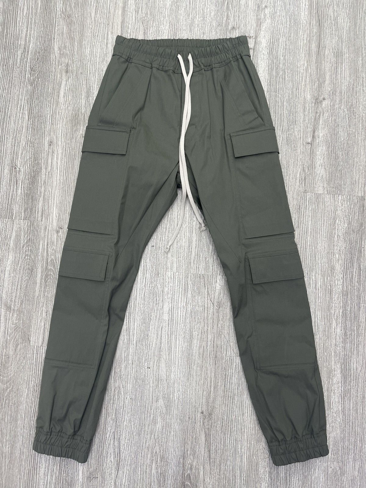 Rick Owens Rick Owens mega cargo pants olive Size US 28 / EU 44 - 1 Thumbnail