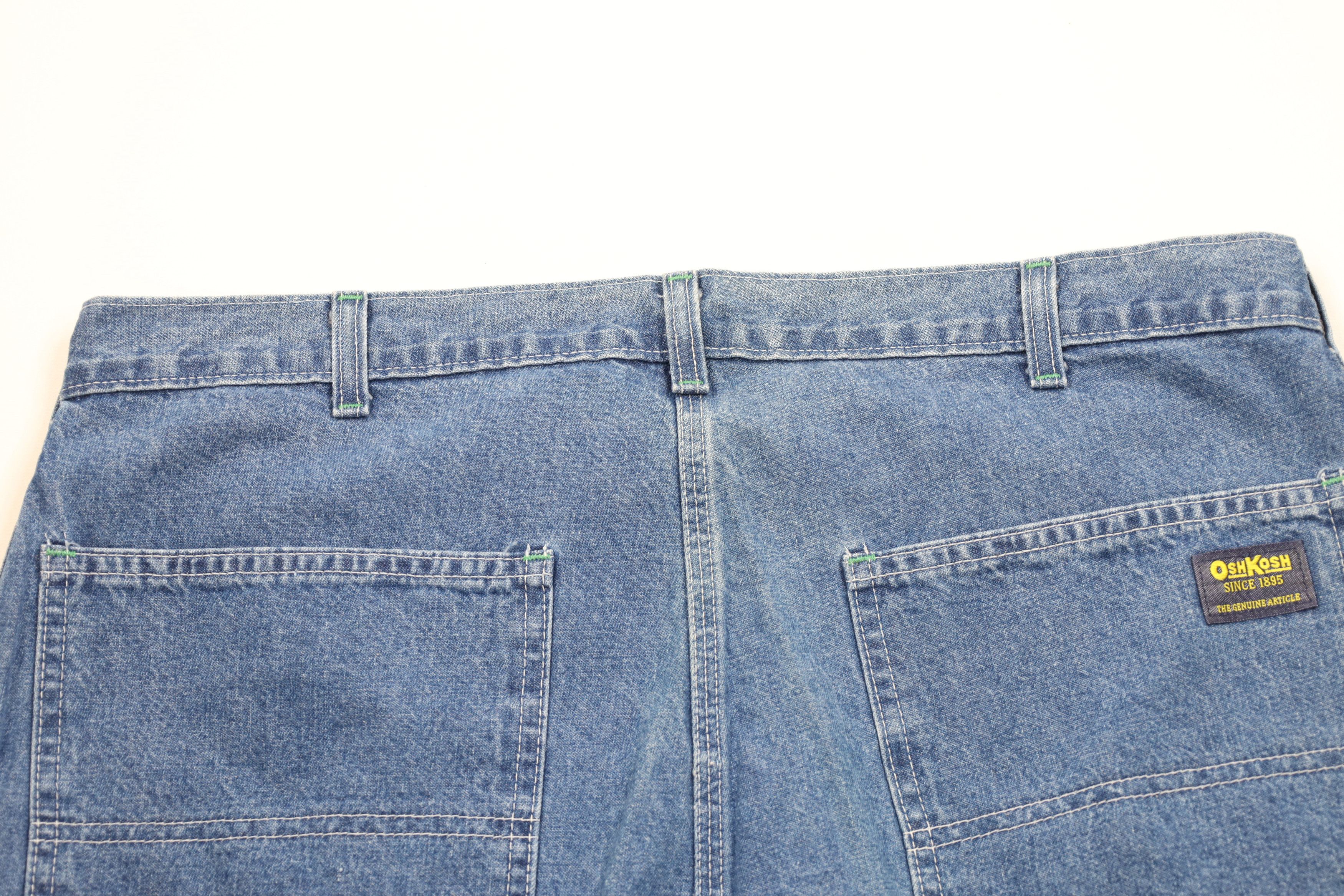 Vintage Vintage 90s OshKosh B'Gosh Fit Dungaree Denim Shorts USA Size US 38 / EU 54 - 11 Thumbnail